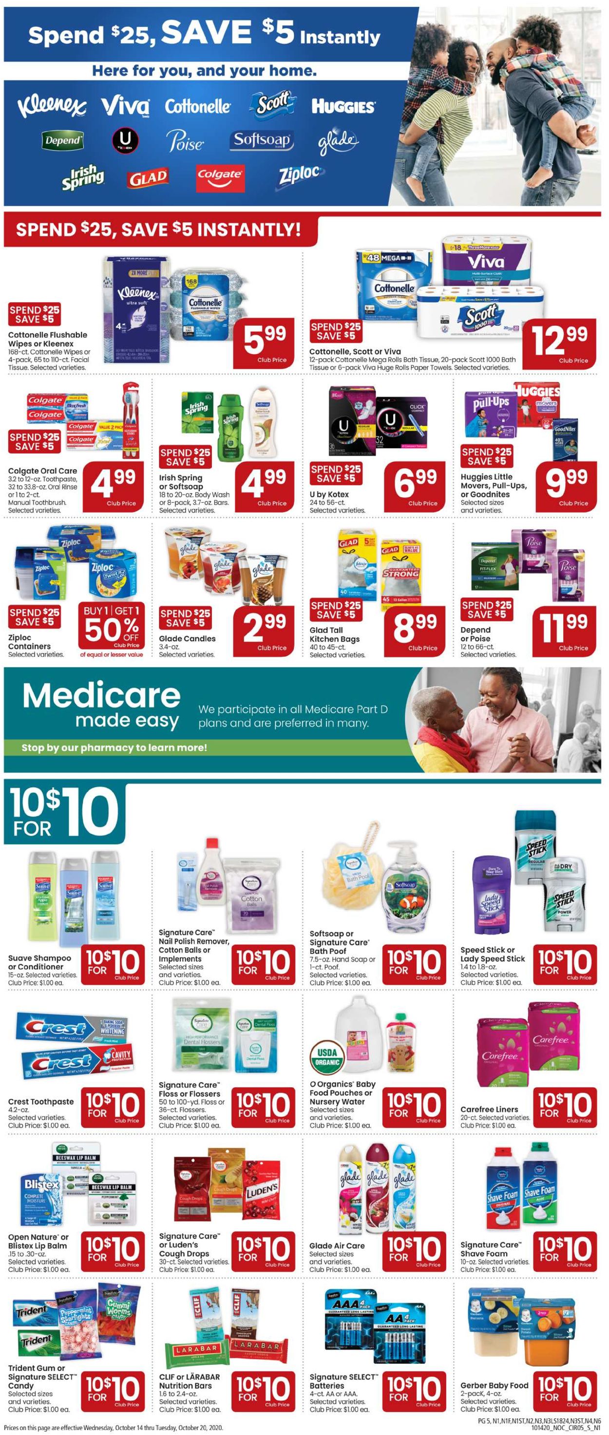 Catalogue Safeway from 10/14/2020