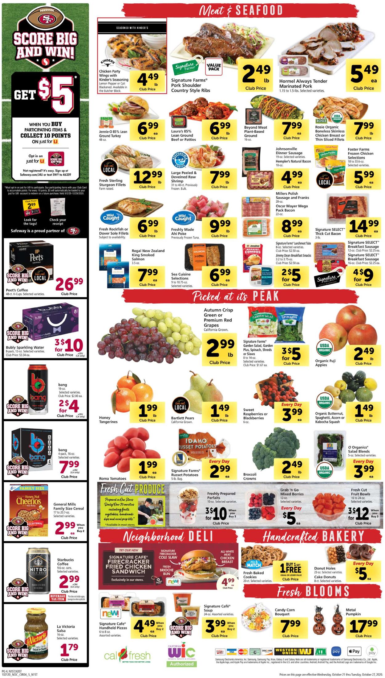 Catalogue Safeway from 10/21/2020