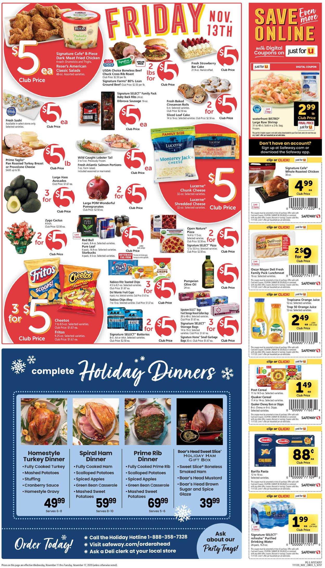 Catalogue Safeway from 11/11/2020