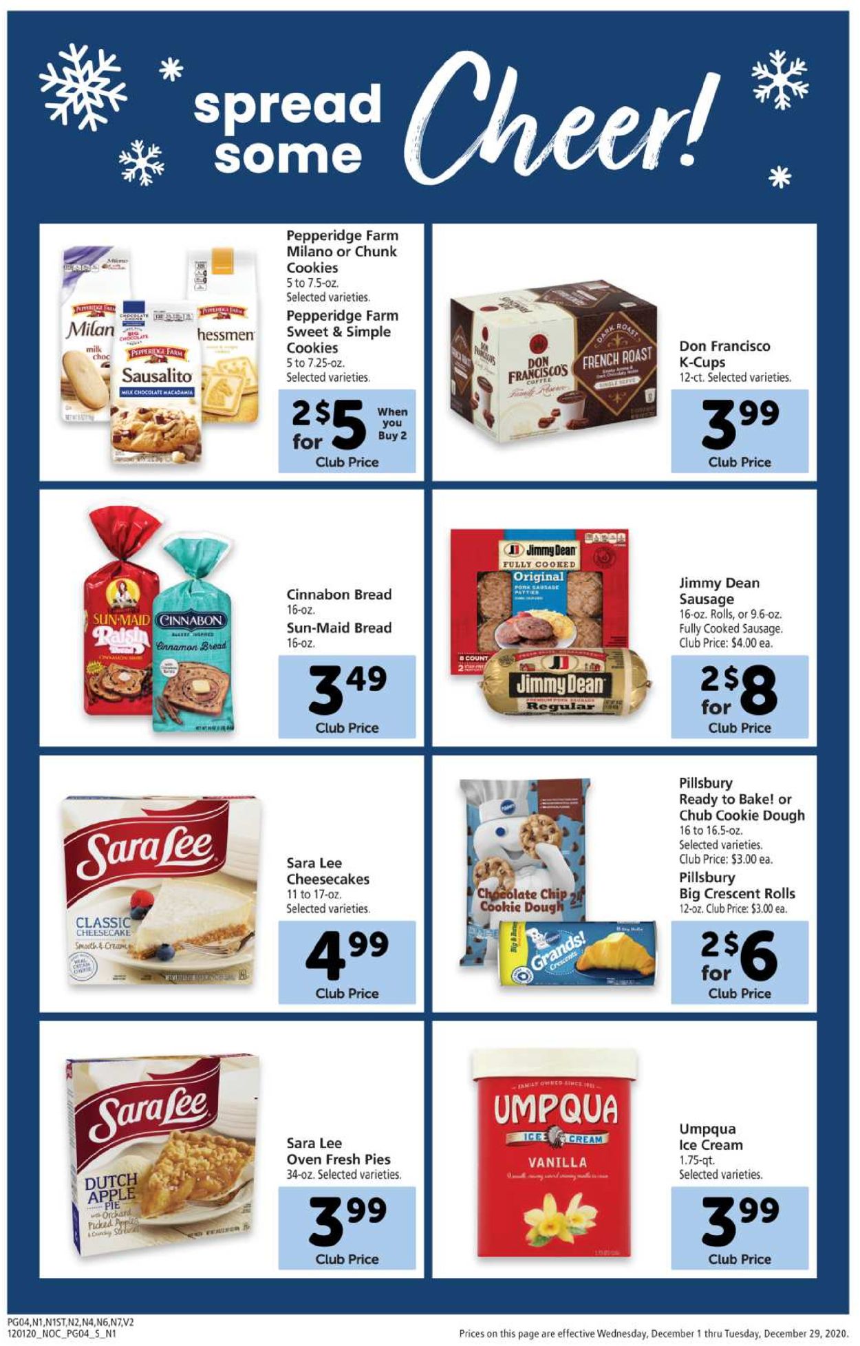 Catalogue Safeway Christmas 2020 from 12/01/2020