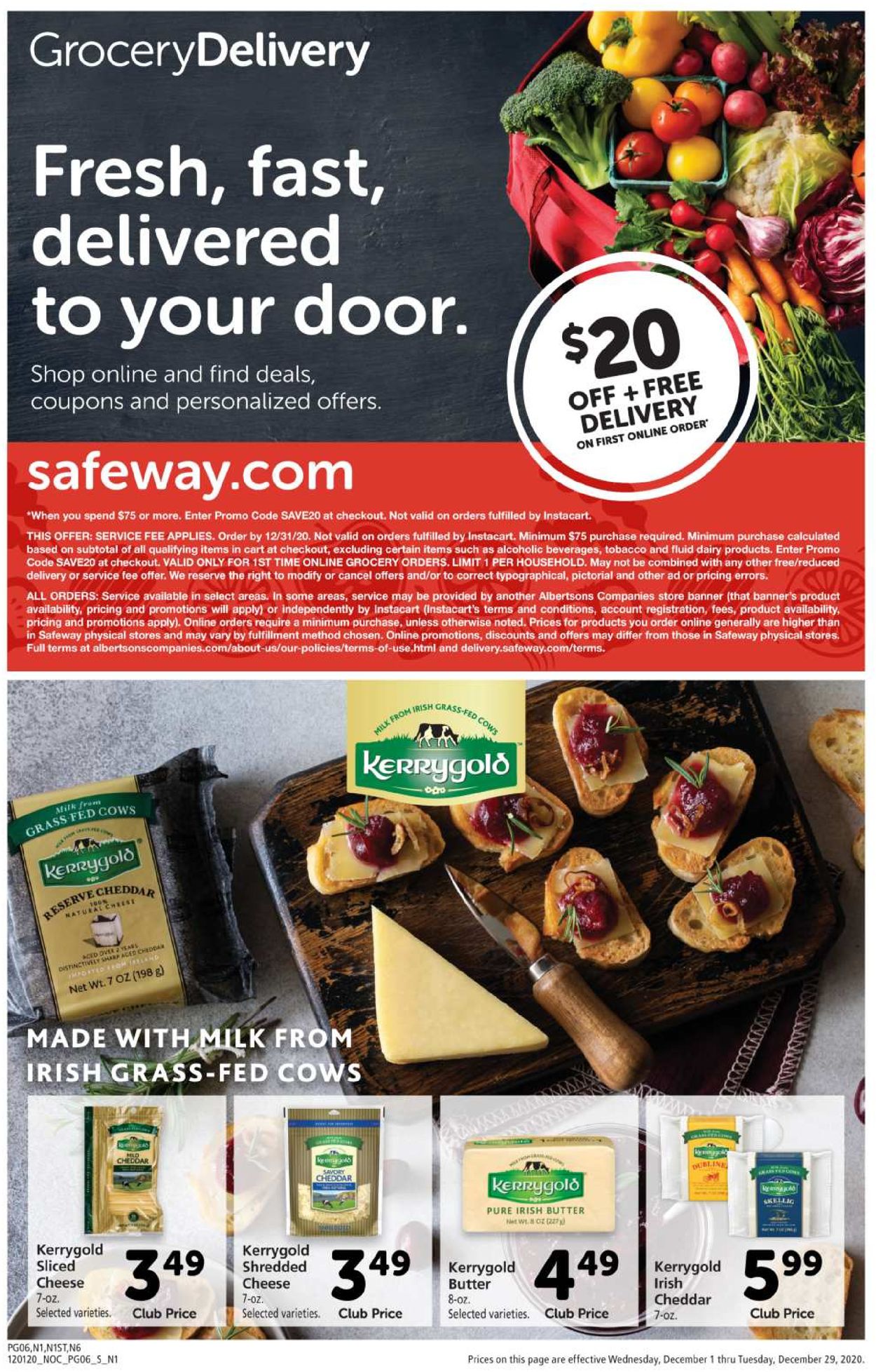 Safeway Christmas 2020 Current weekly ad 12/01 12/29/2020 [6