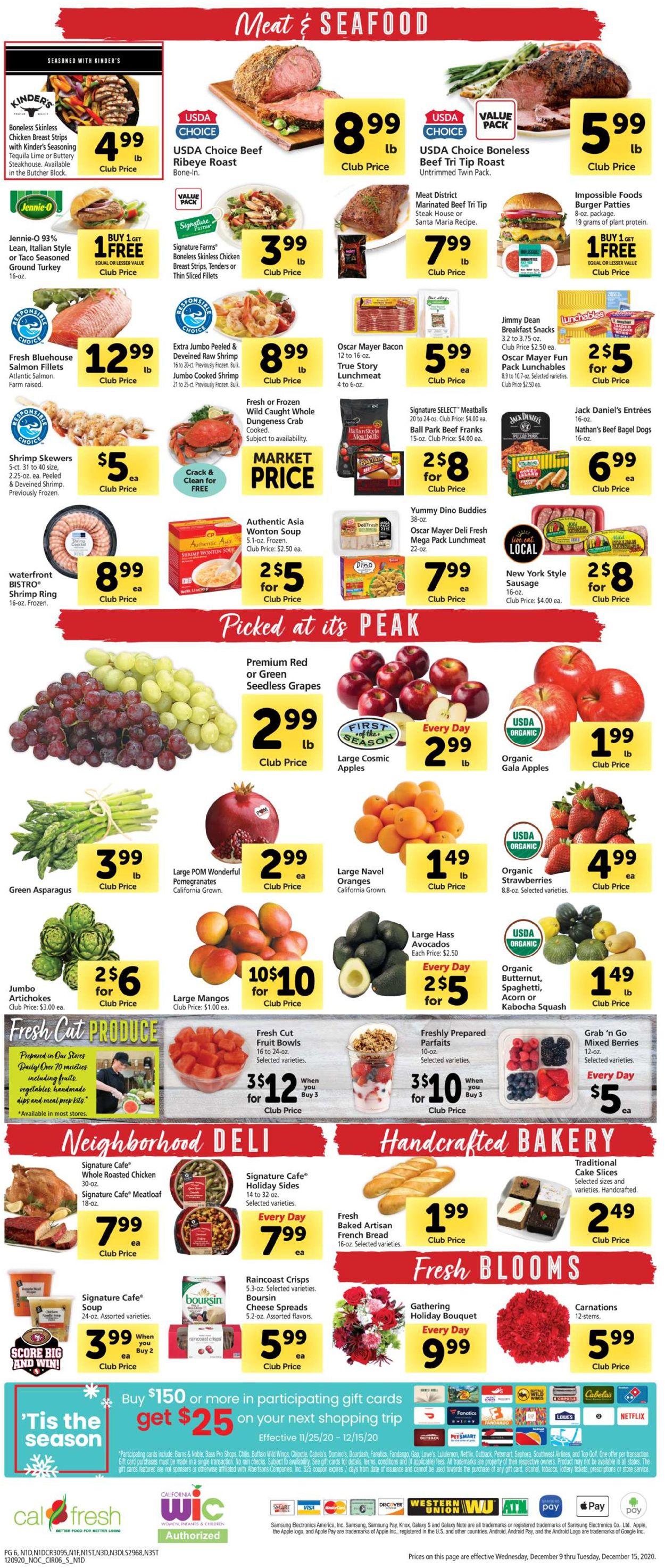Catalogue Safeway from 12/09/2020