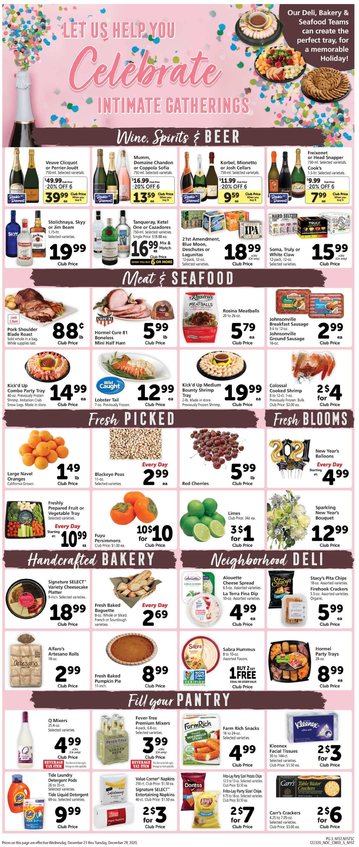 Catalogue Safeway from 12/23/2020