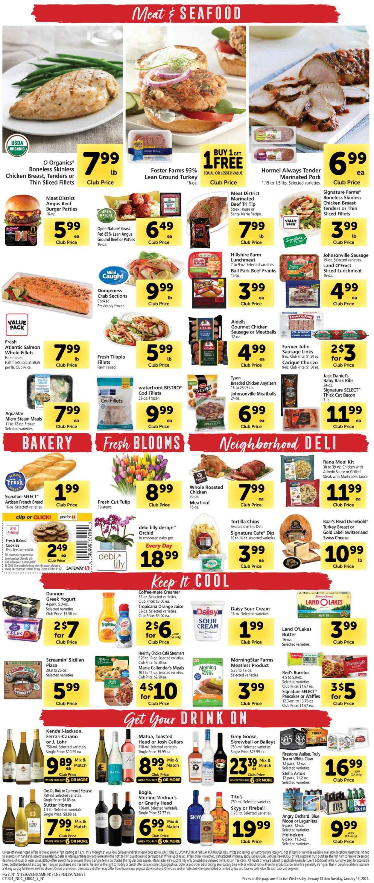 Catalogue Safeway from 01/13/2021