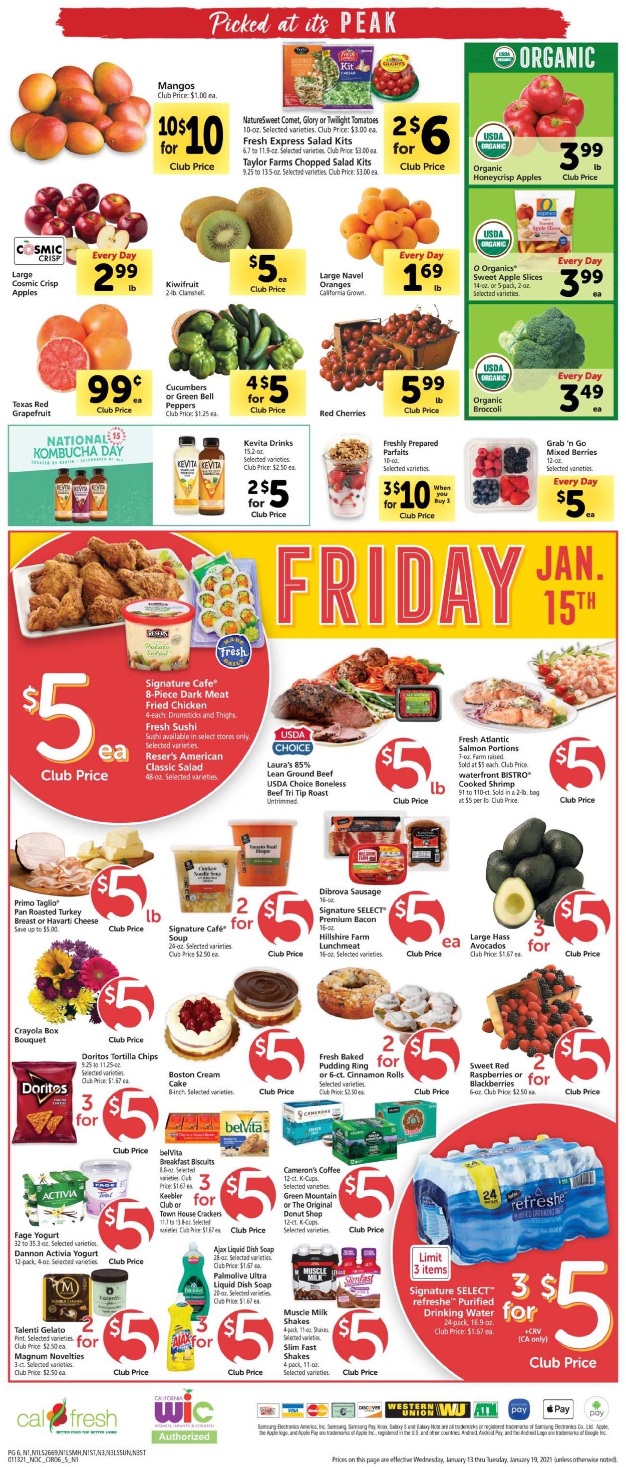 Catalogue Safeway from 01/13/2021