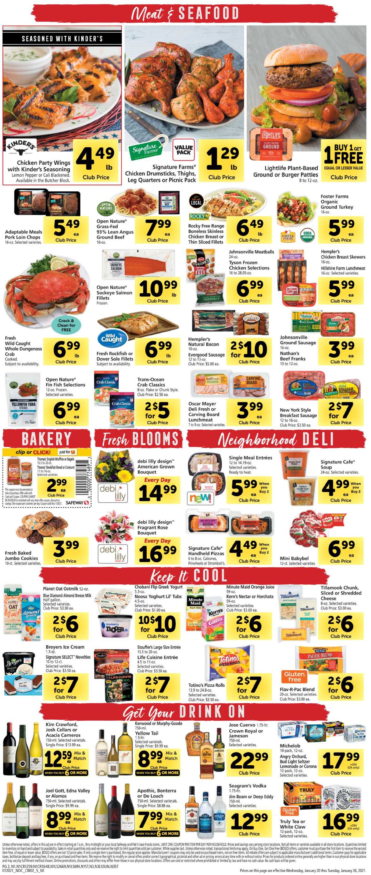 Catalogue Safeway from 01/20/2021