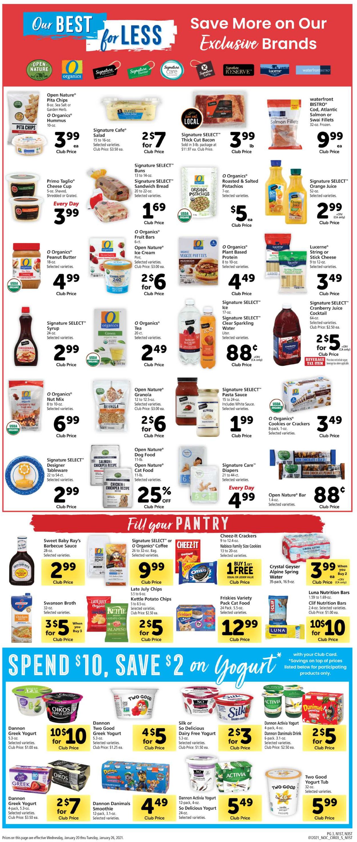 Catalogue Safeway from 01/20/2021