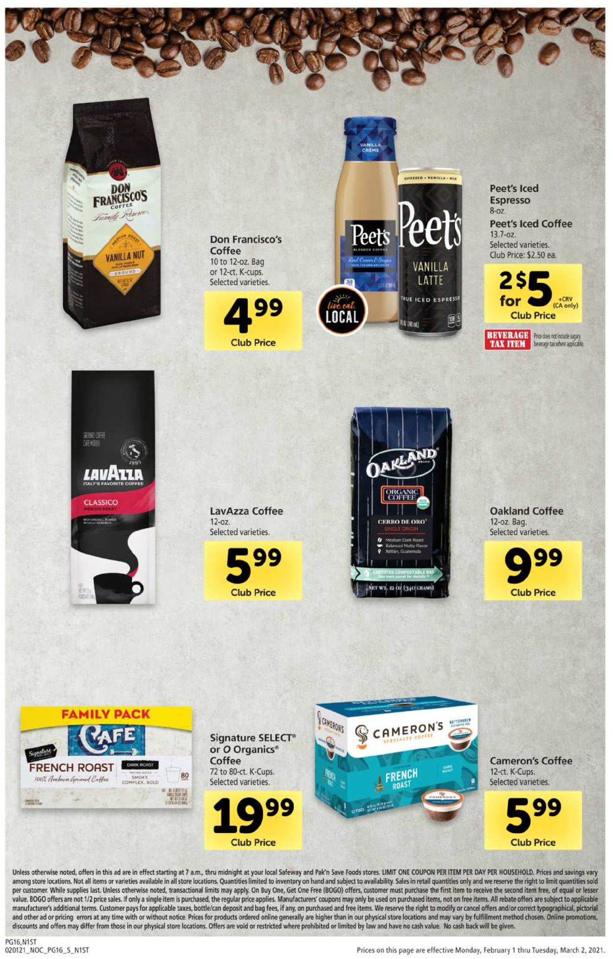 Catalogue Safeway from 02/01/2021