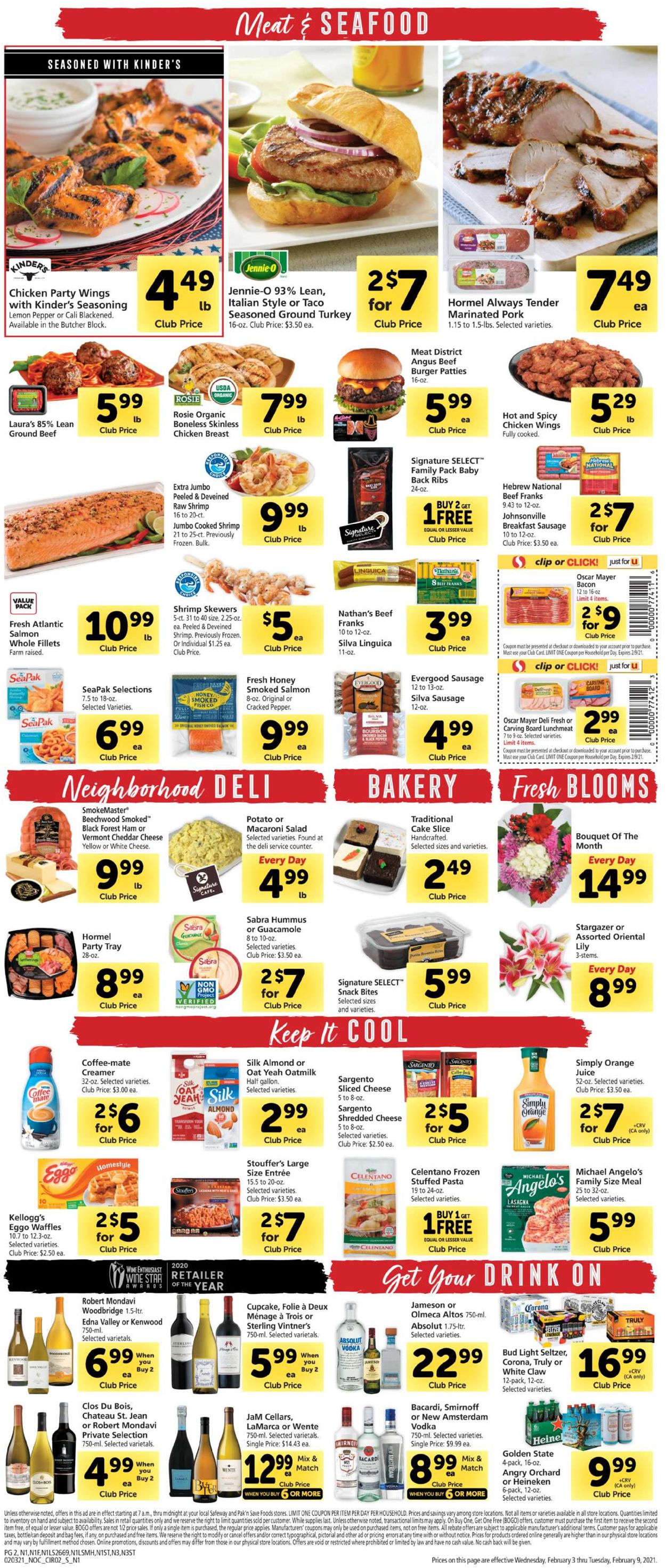 Catalogue Safeway from 02/03/2021