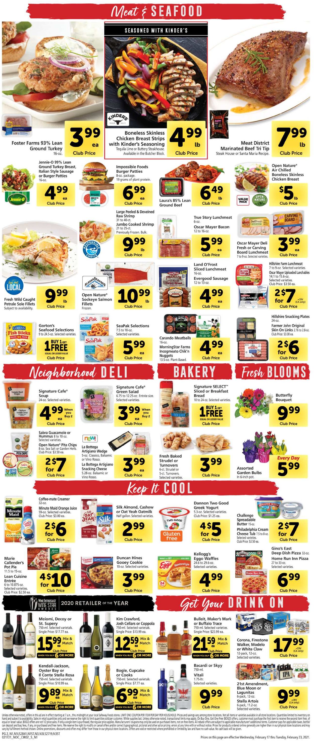 Catalogue Safeway from 02/17/2021