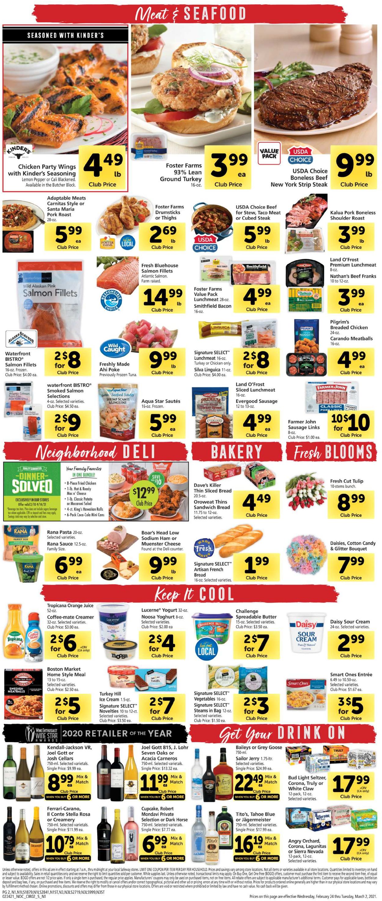 Catalogue Safeway from 02/24/2021