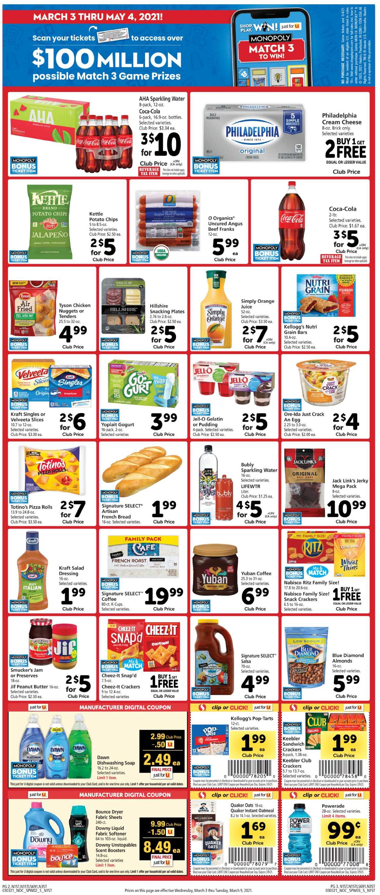 Catalogue Safeway from 03/03/2021