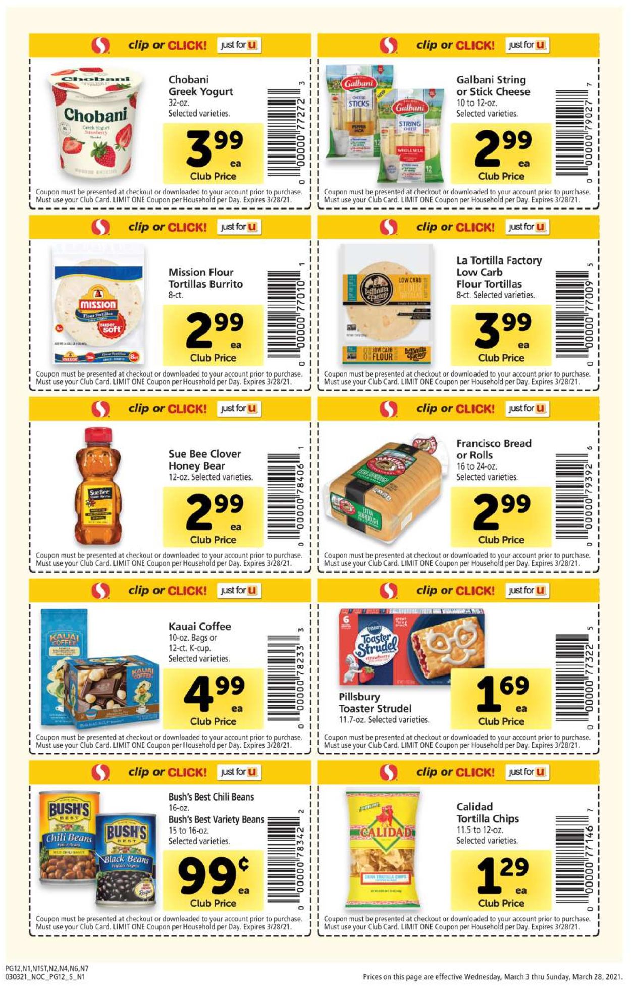 Catalogue Safeway from 03/03/2021