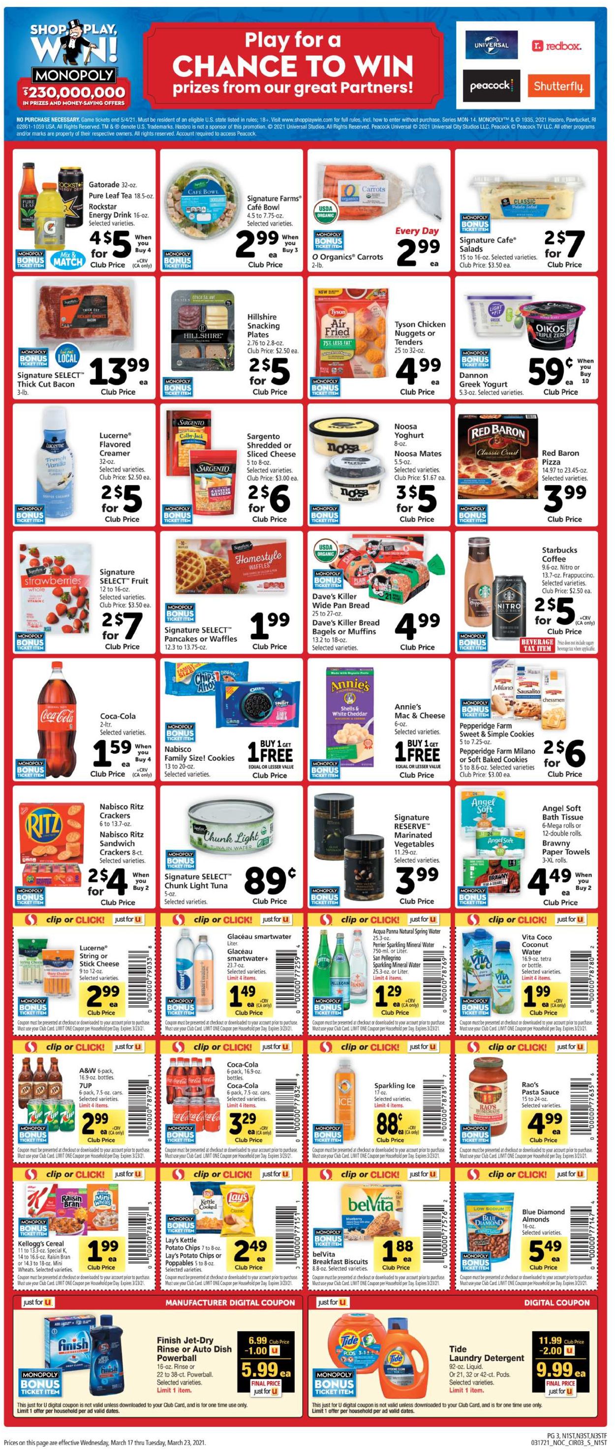 Catalogue Safeway from 03/17/2021