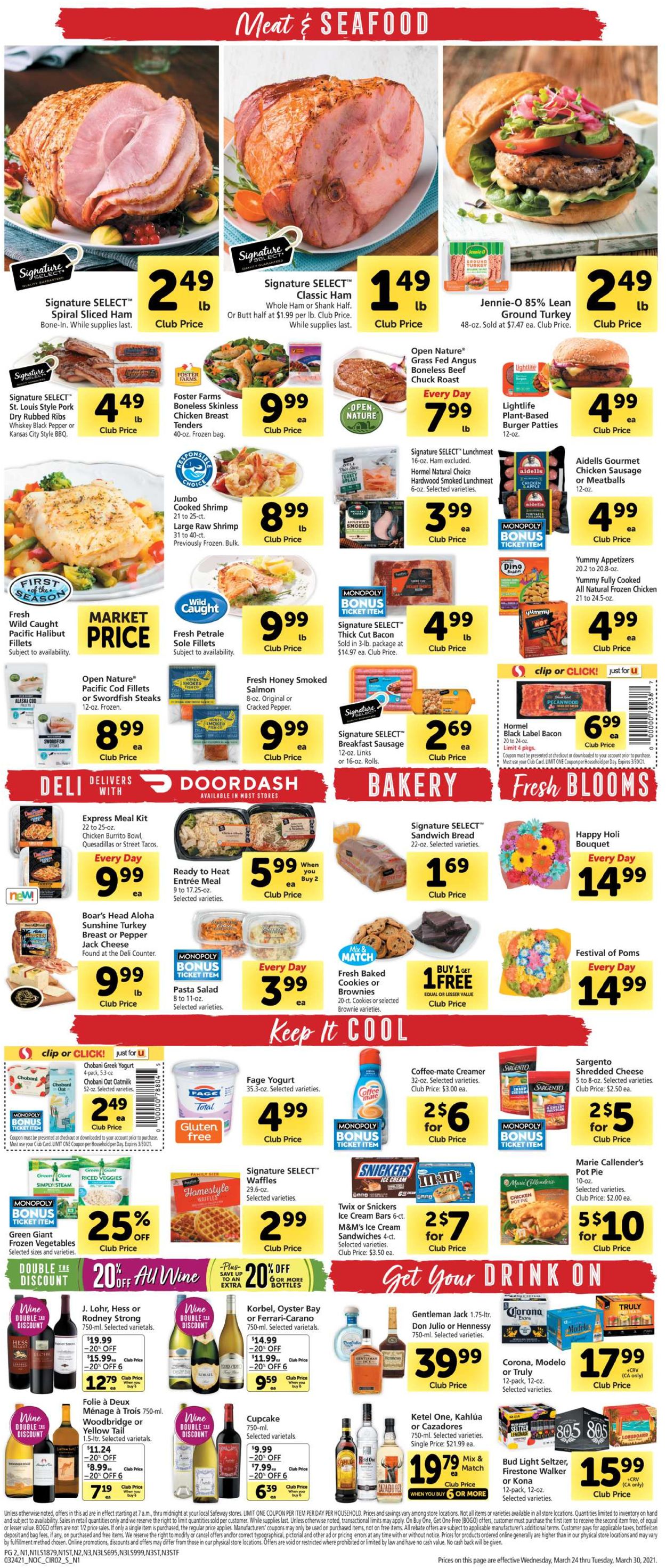 Catalogue Safeway from 03/24/2021