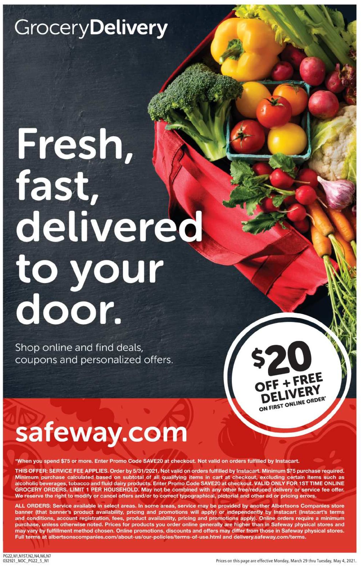 Catalogue Safeway from 03/29/2021