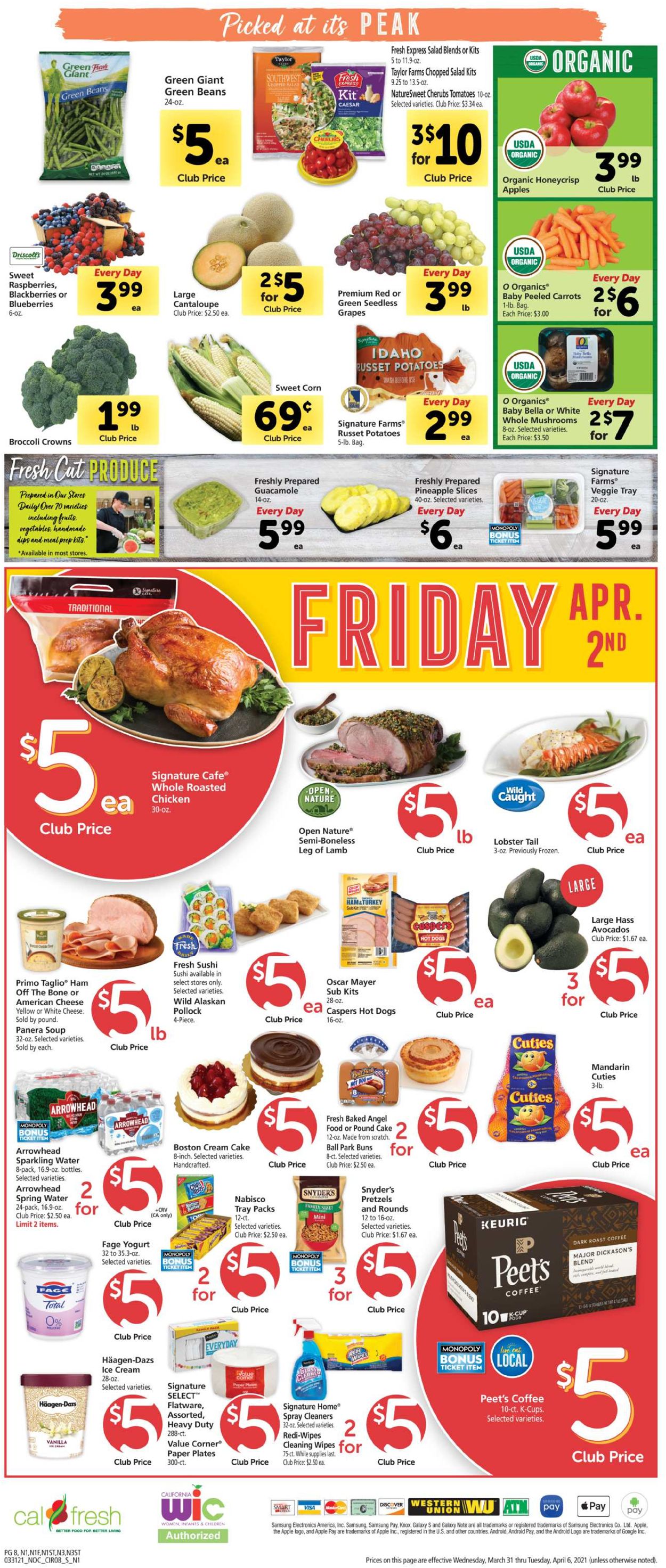 Safeway Easter 2021 ad Current weekly ad 03/31 04/06/2021 [8