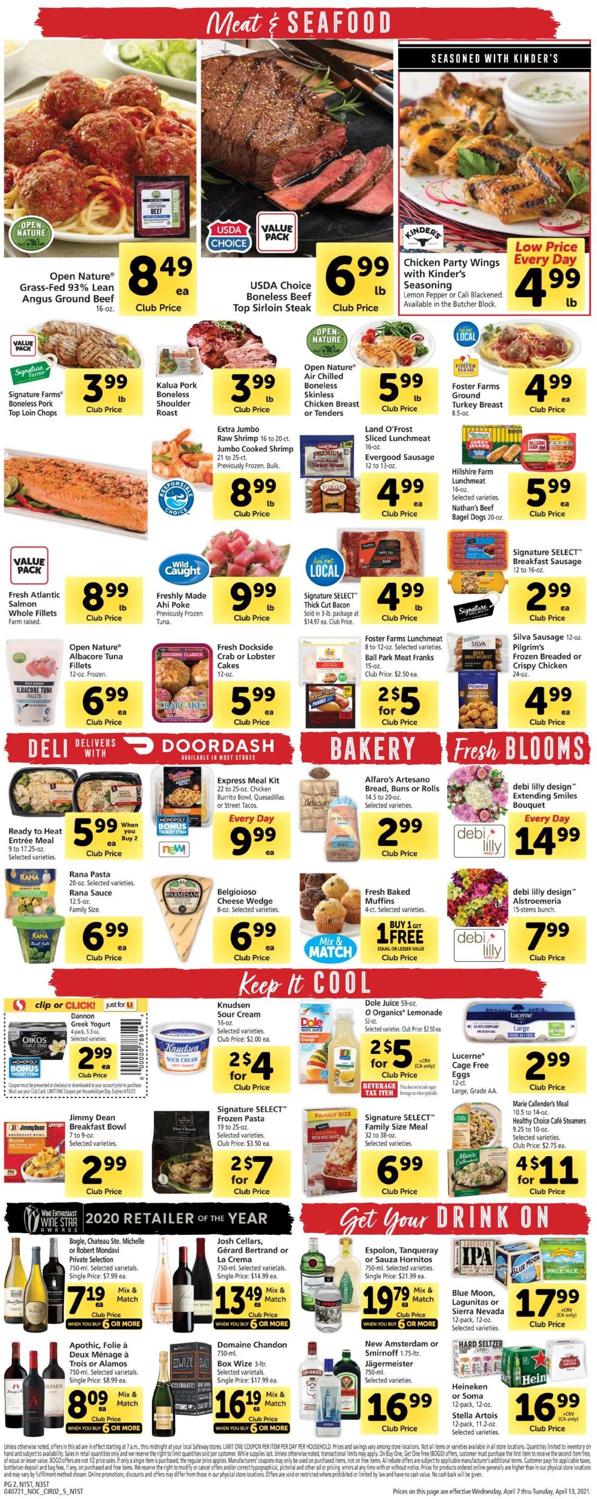 Catalogue Safeway from 04/07/2021