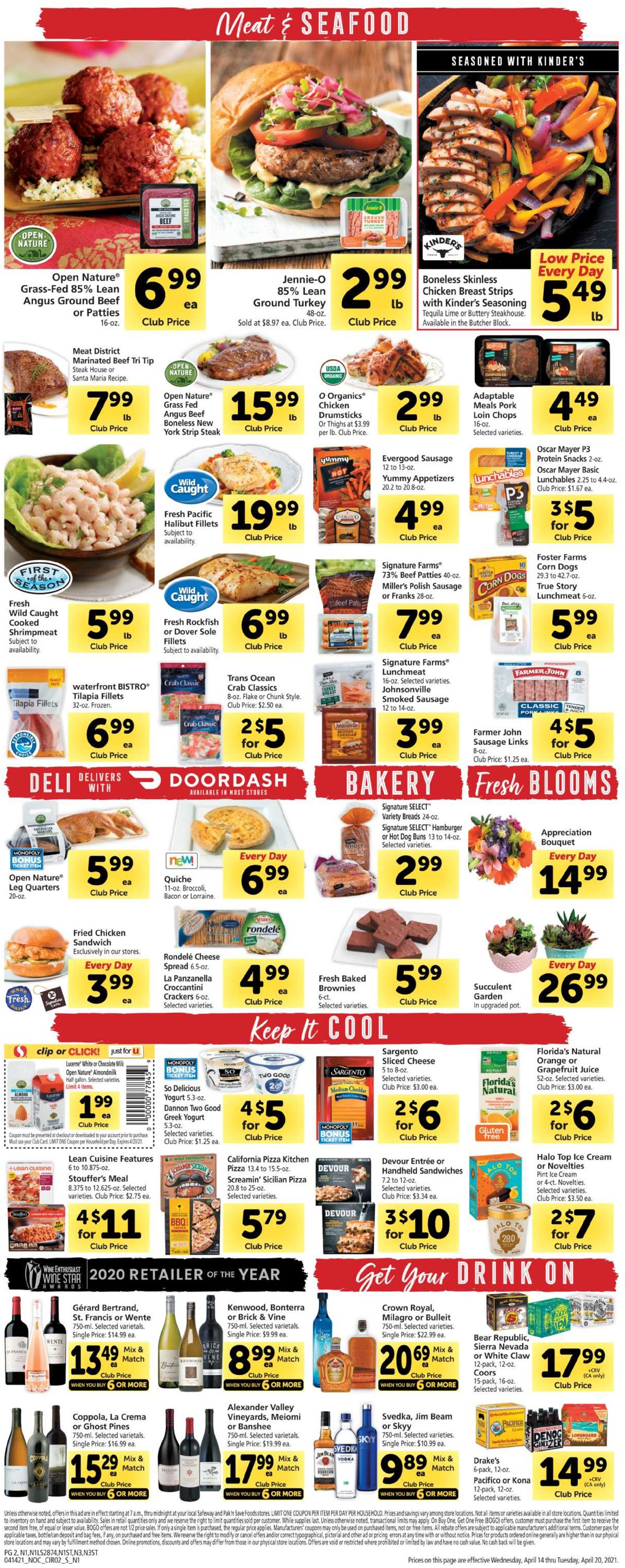 Catalogue Safeway from 04/14/2021