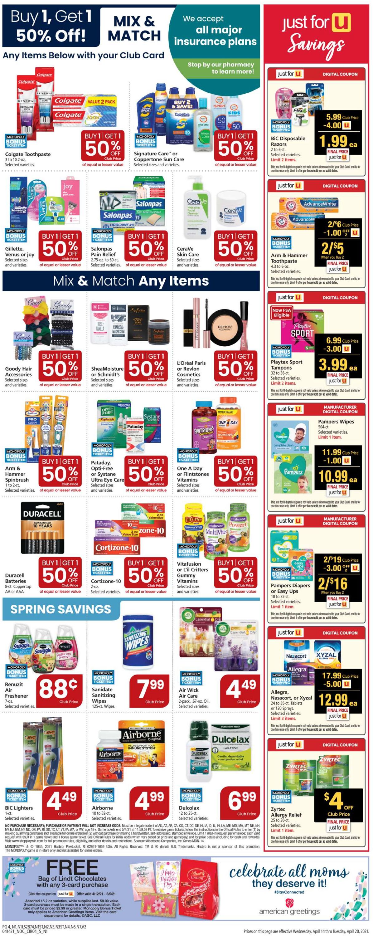 Catalogue Safeway from 04/14/2021