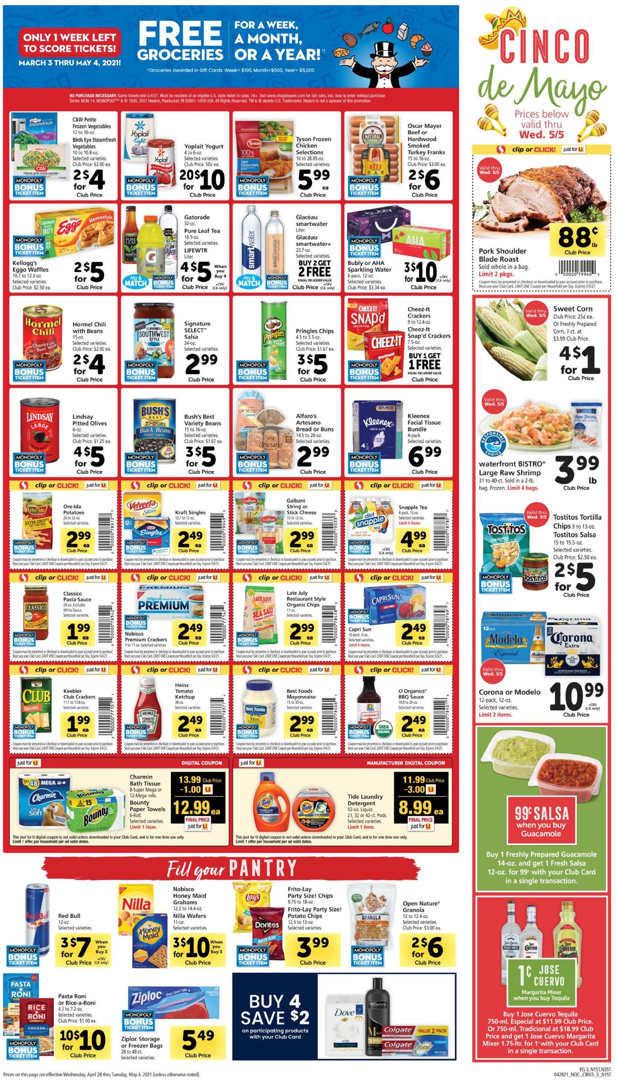 Catalogue Safeway from 04/28/2021
