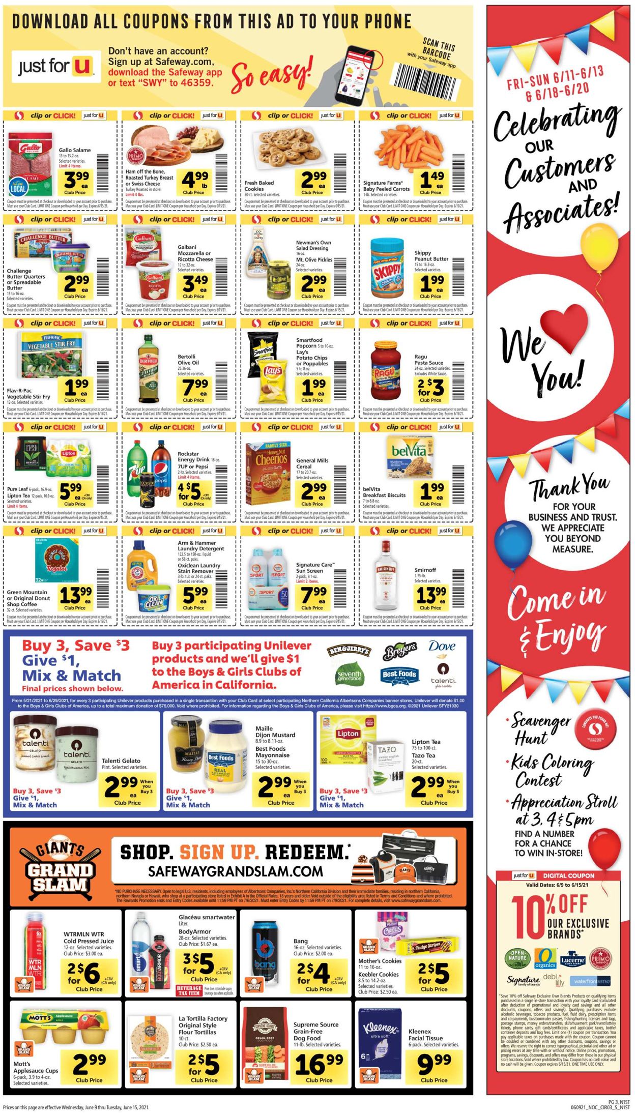 Catalogue Safeway from 06/09/2021