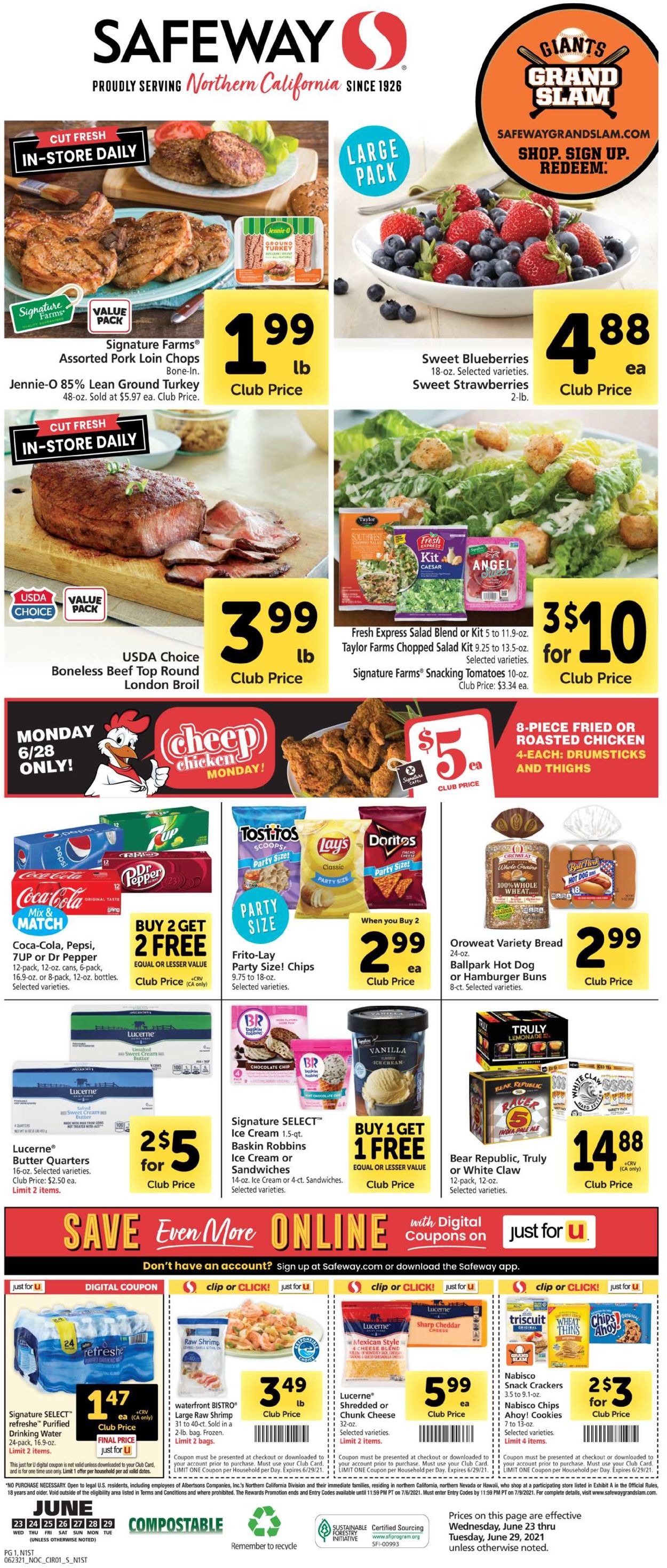 Catalogue Safeway from 06/23/2021