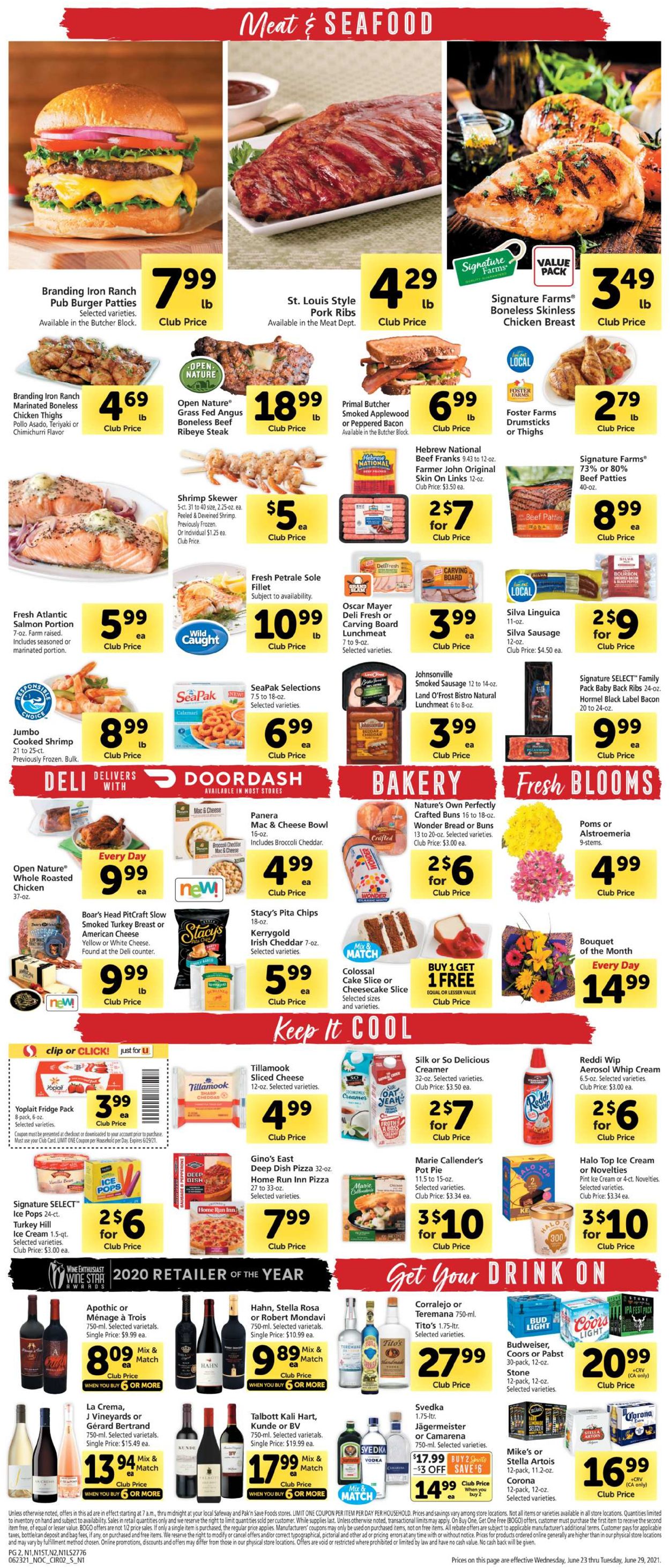 Catalogue Safeway from 06/23/2021
