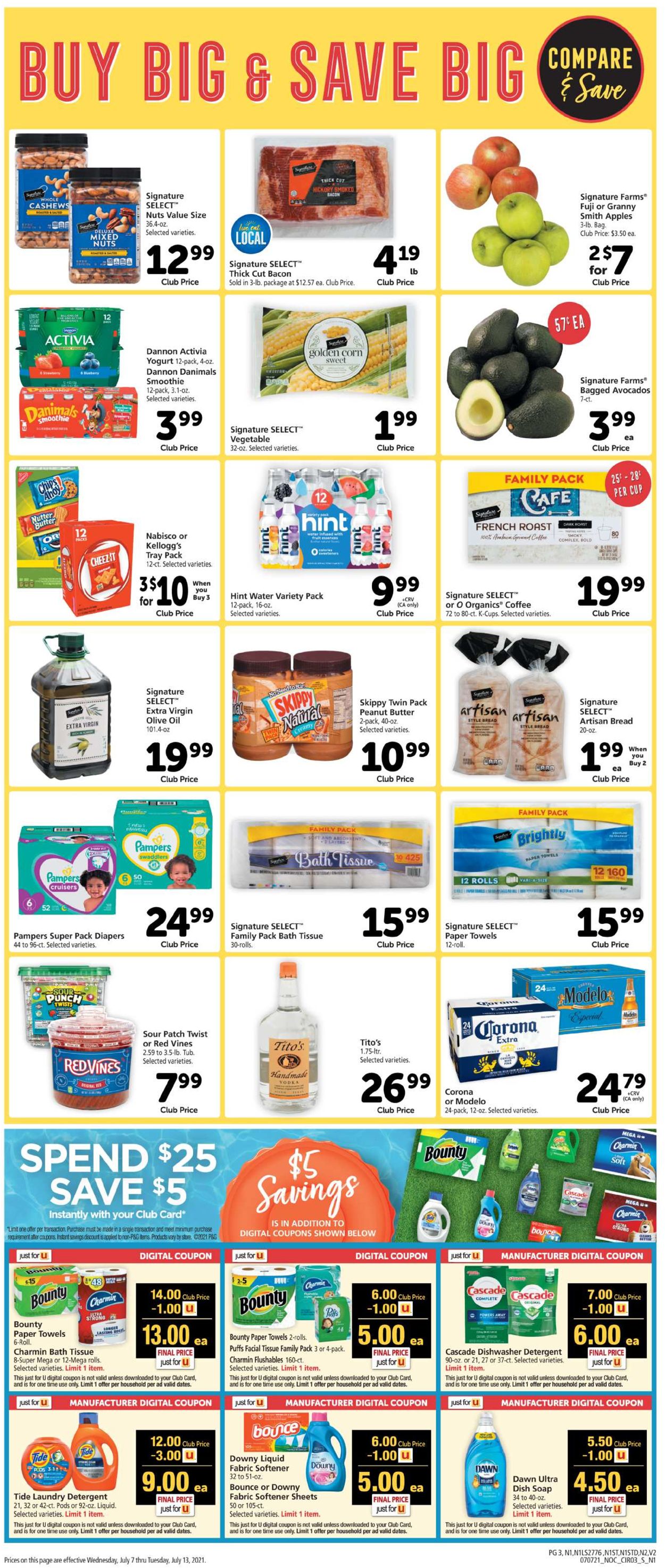 Catalogue Safeway from 07/07/2021