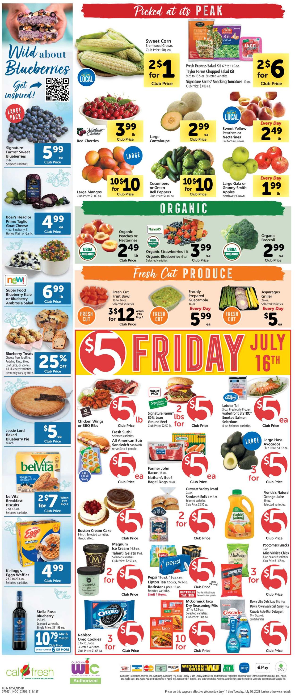 Catalogue Safeway from 07/14/2021