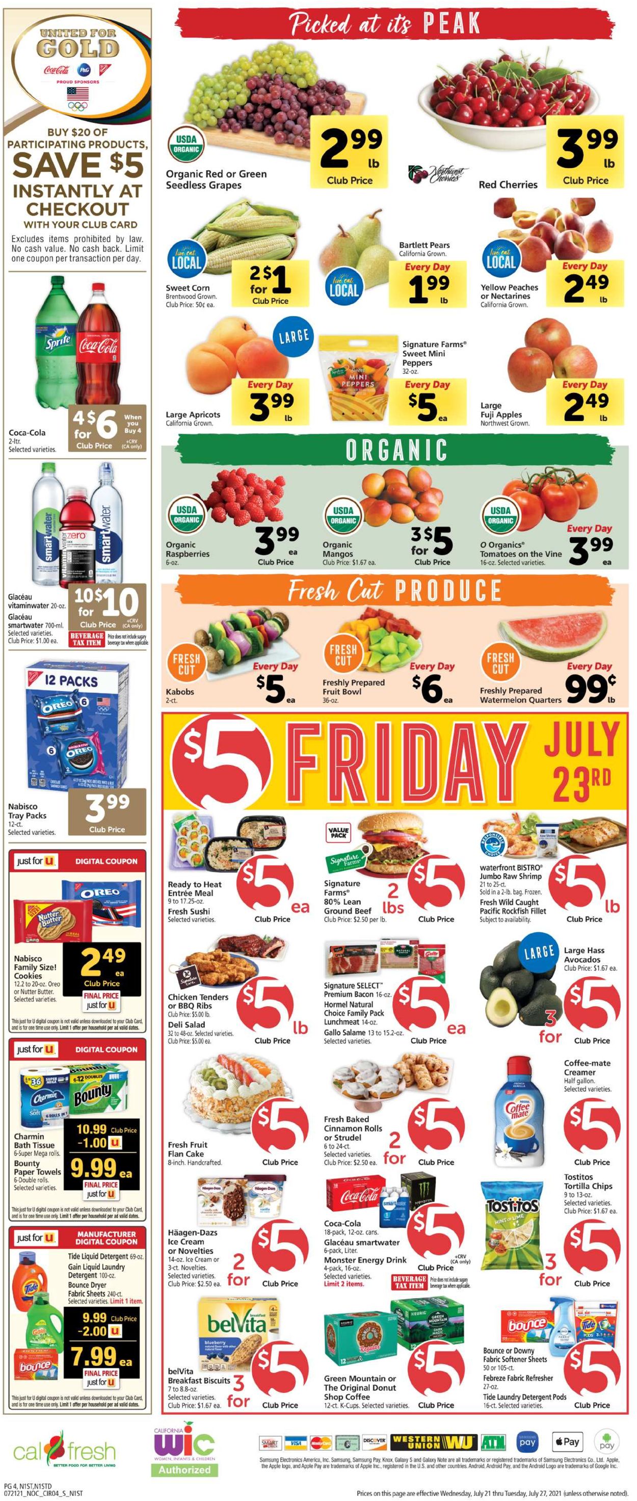 Catalogue Safeway from 07/21/2021
