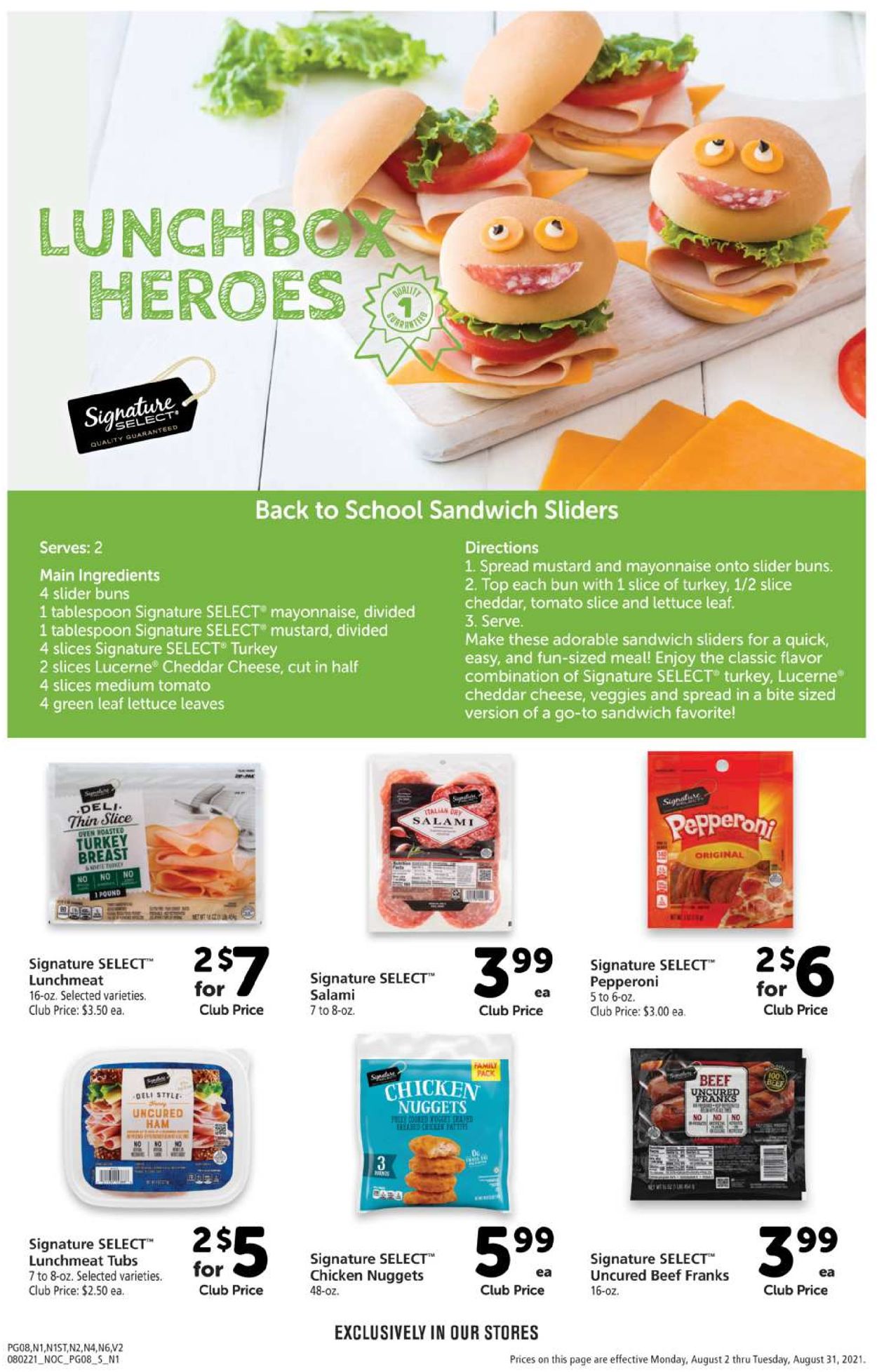 Catalogue Safeway from 08/02/2021