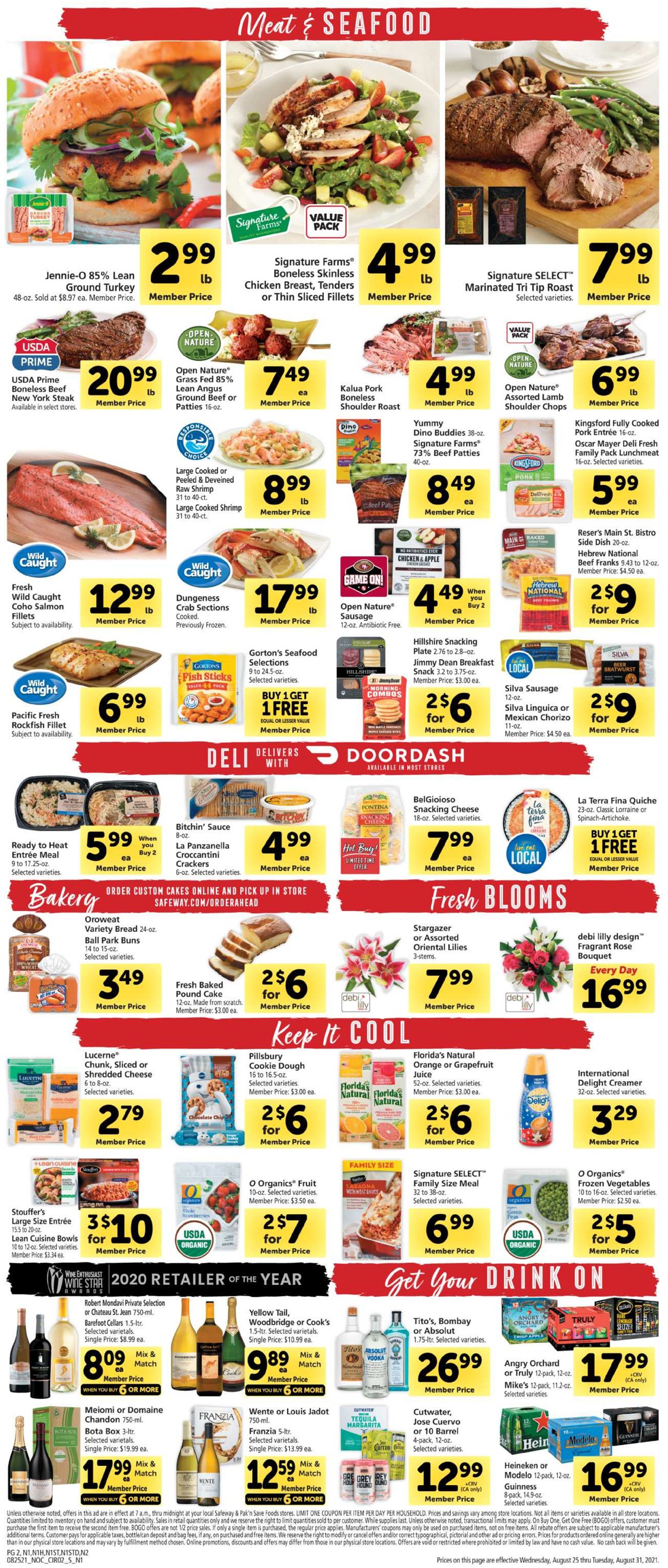 Catalogue Safeway from 08/25/2021