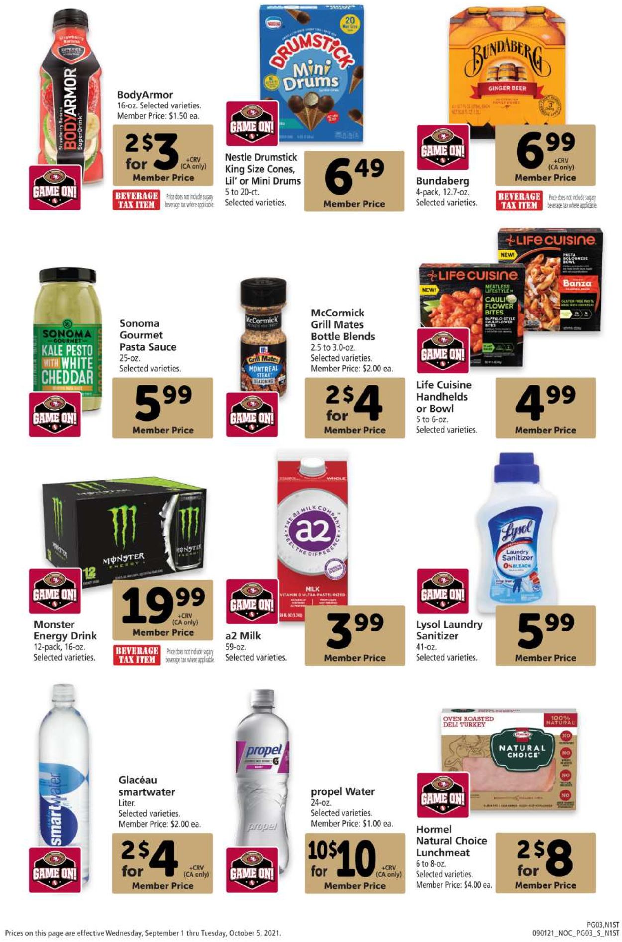 Catalogue Safeway from 09/01/2021
