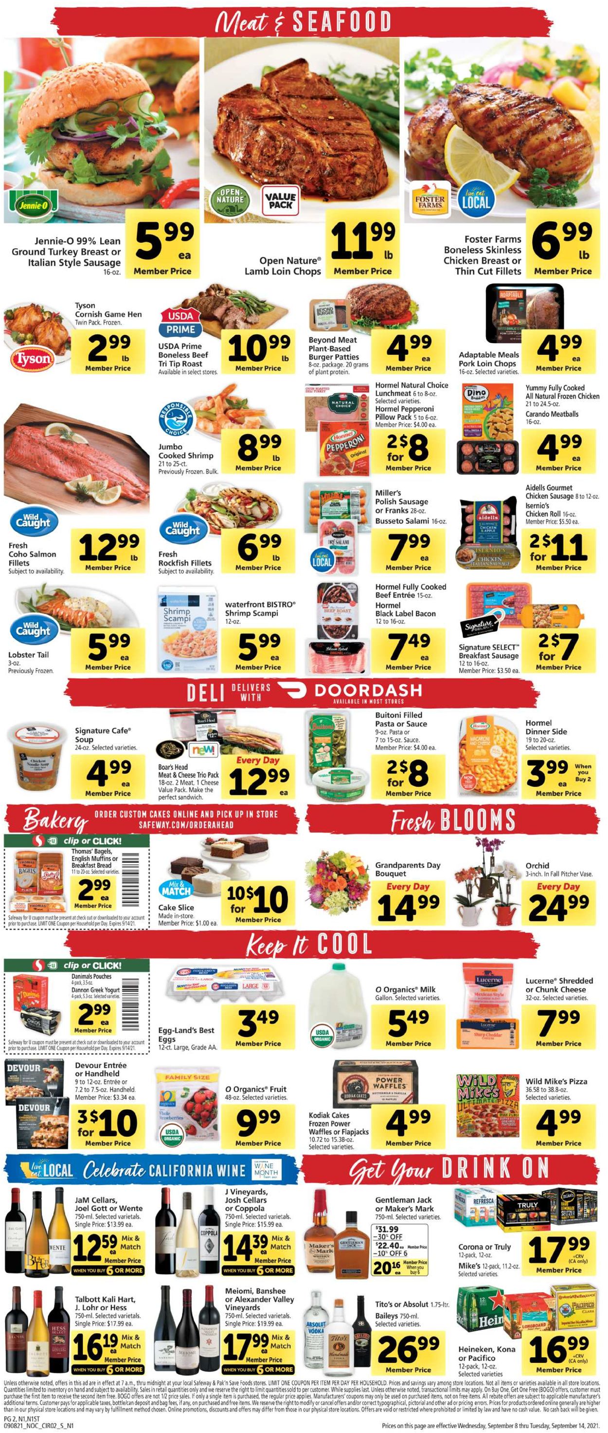 Catalogue Safeway from 09/08/2021