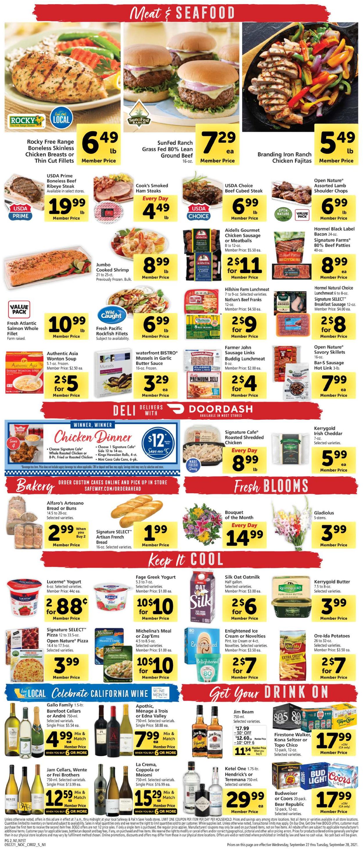 Catalogue Safeway from 09/22/2021