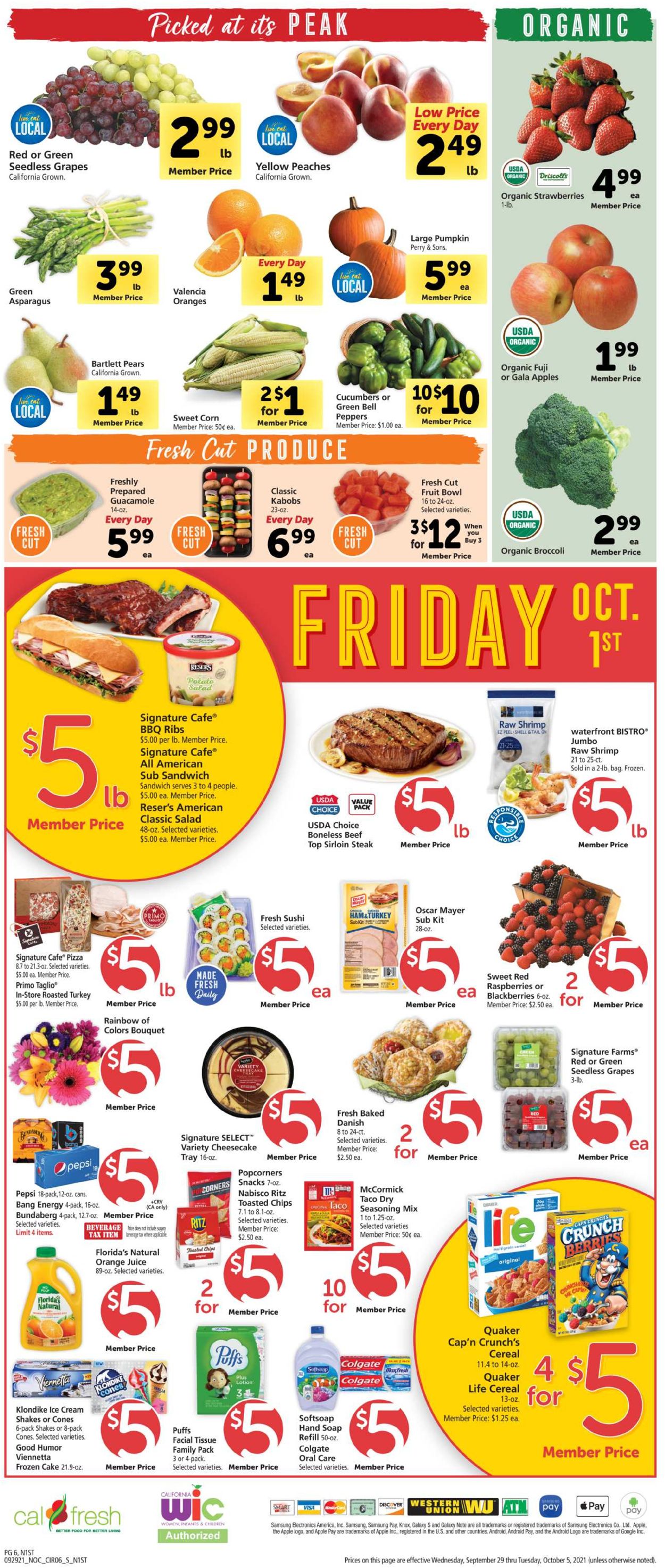 Catalogue Safeway from 09/29/2021