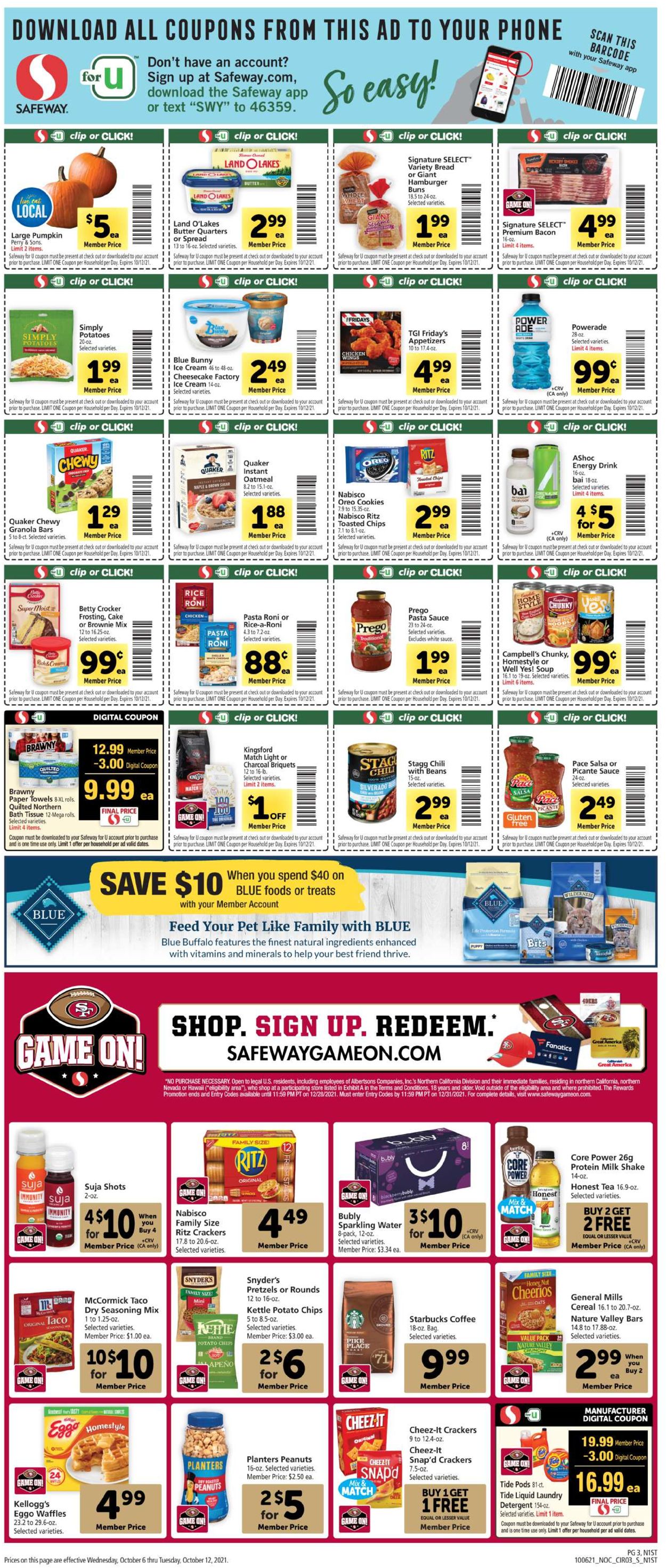 Catalogue Safeway from 10/06/2021