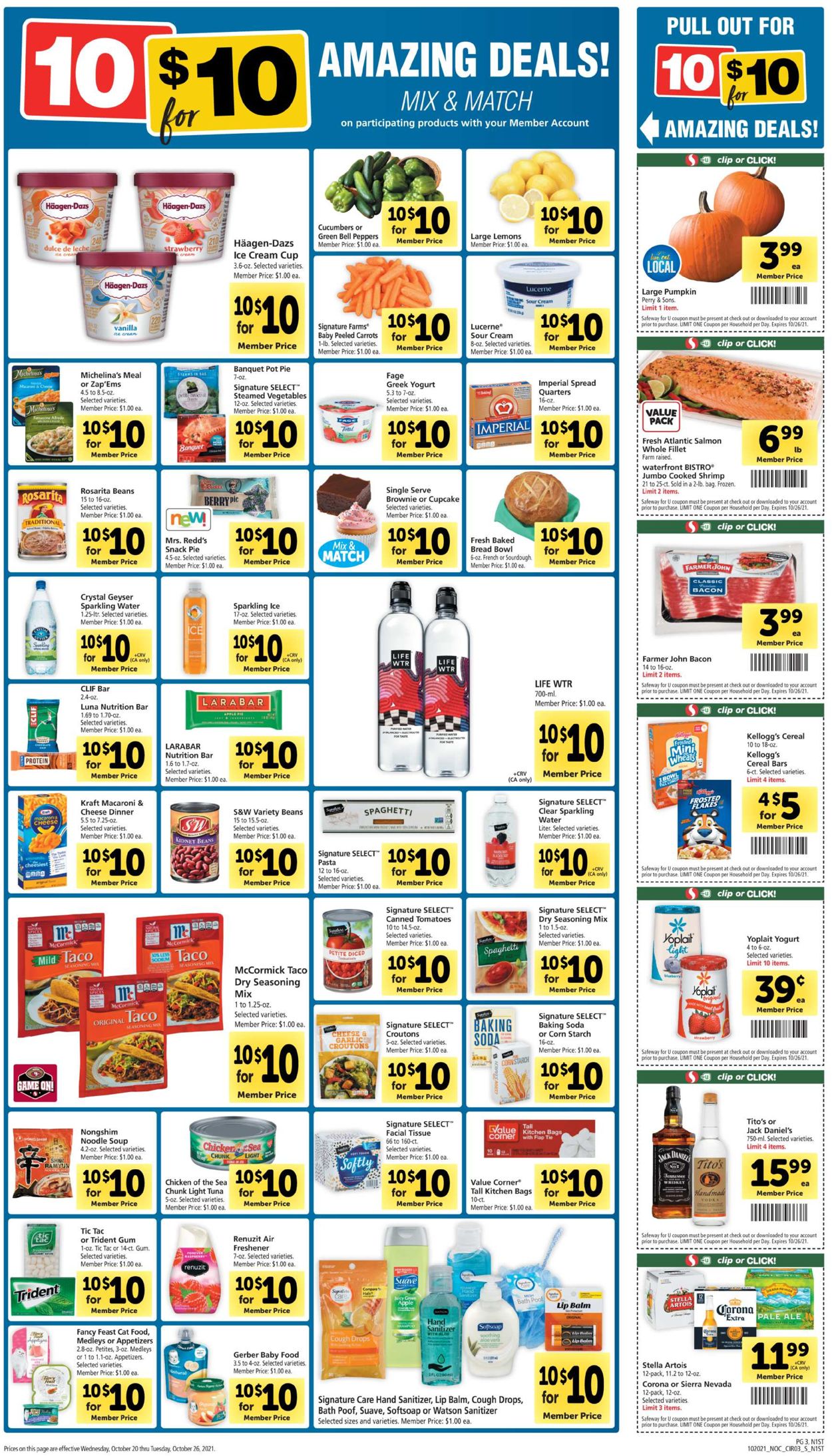 Catalogue Safeway from 10/20/2021