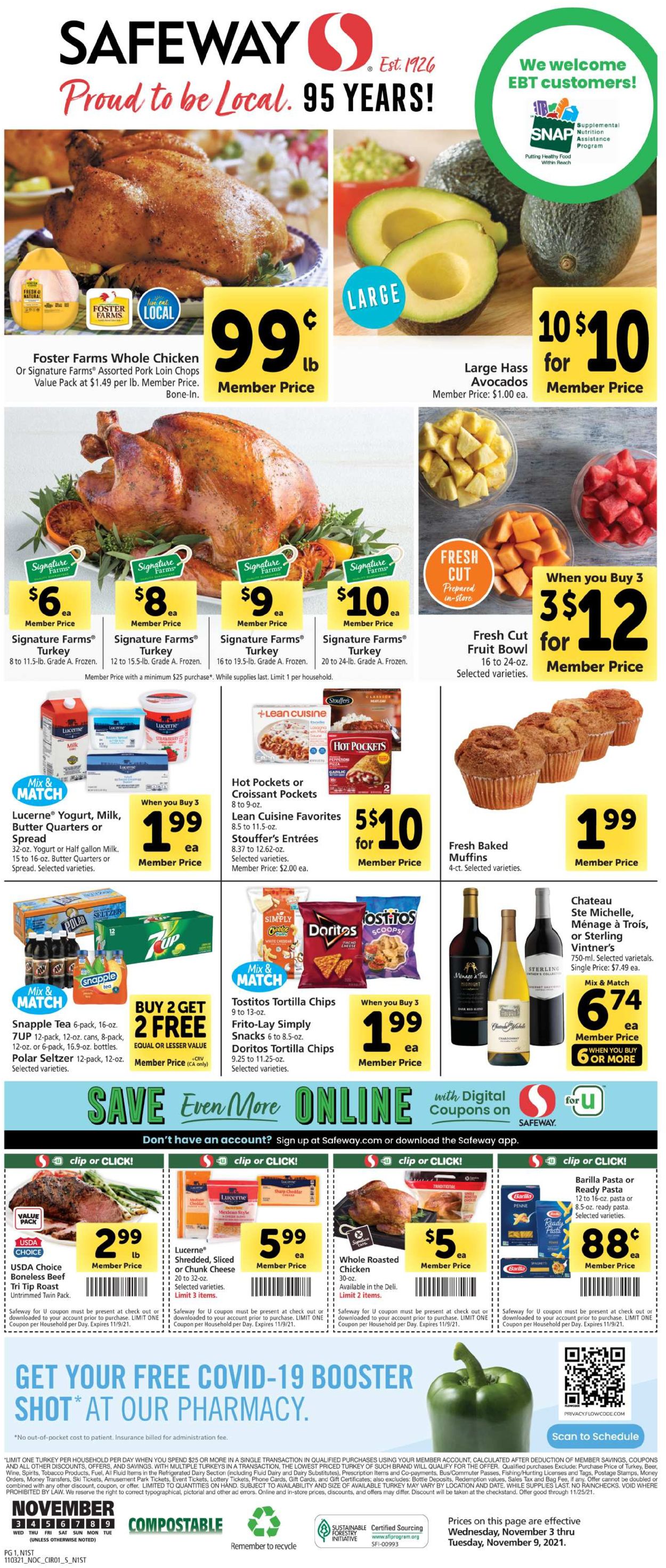 Catalogue Safeway from 11/03/2021
