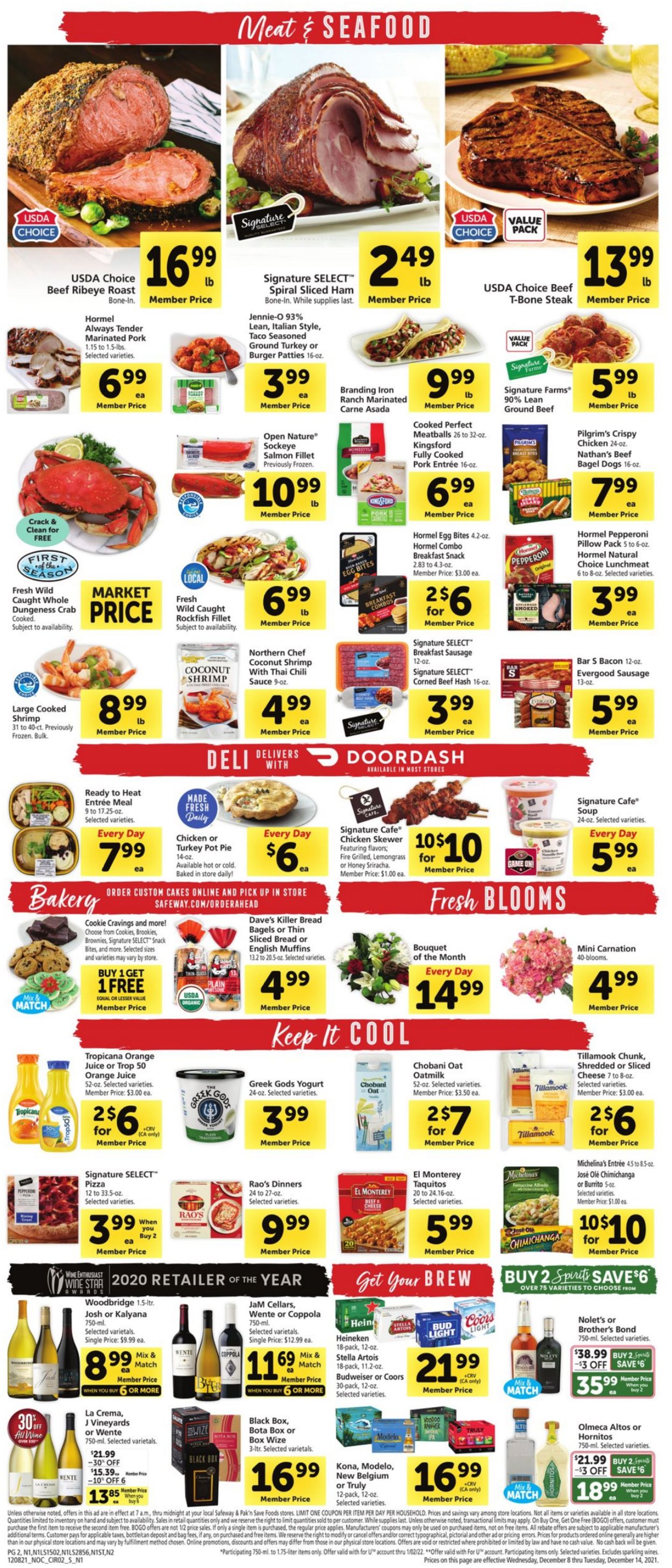 Catalogue Safeway HOLIDAY 2021 from 12/08/2021