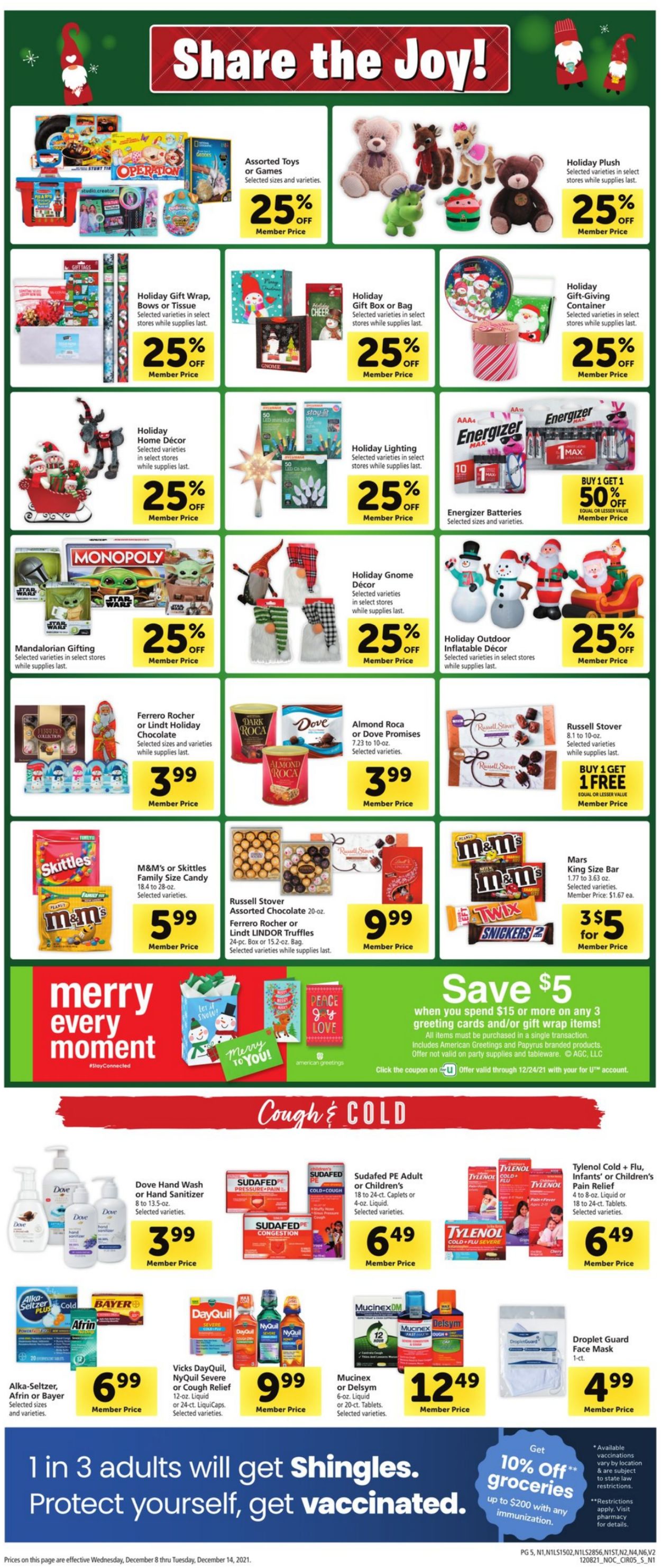 Catalogue Safeway HOLIDAY 2021 from 12/08/2021