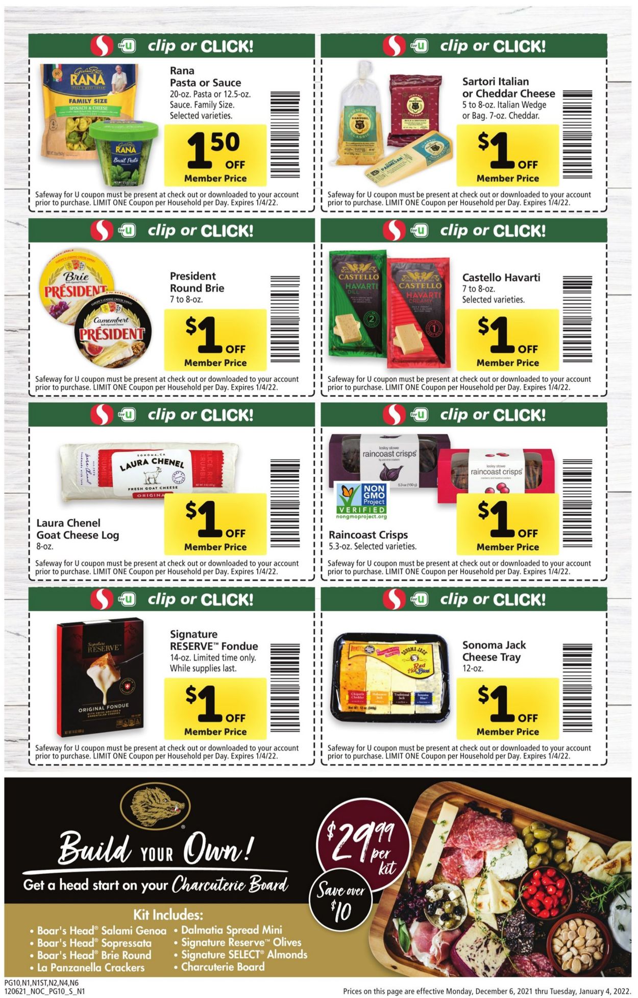 Catalogue Safeway HOLIDAY 2021 from 12/06/2021