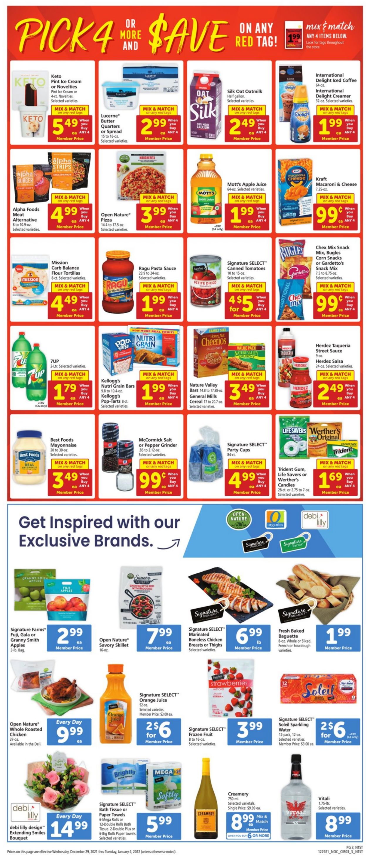 Catalogue Safeway from 12/29/2021