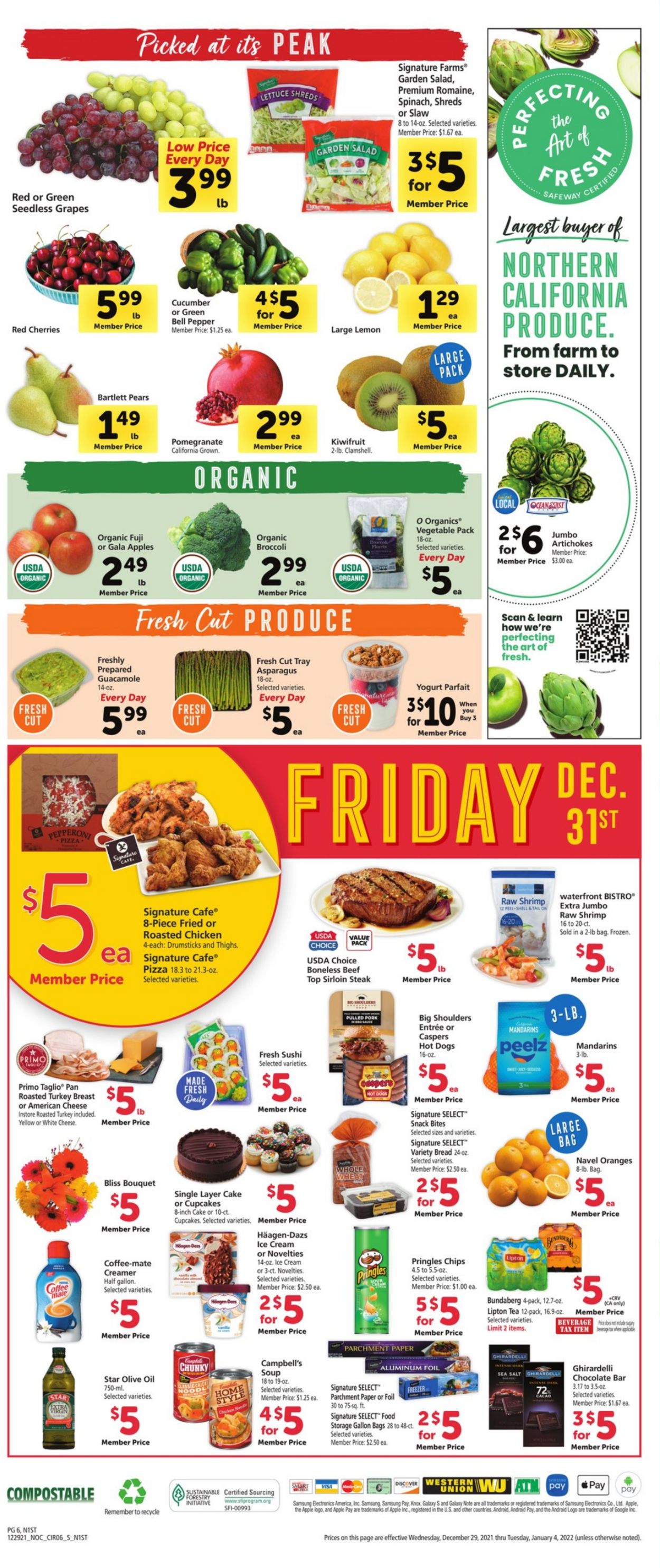 Catalogue Safeway from 12/29/2021