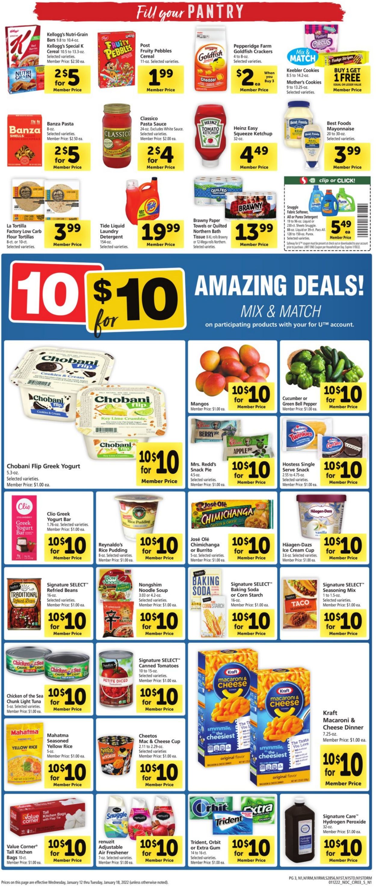 Catalogue Safeway from 01/12/2022