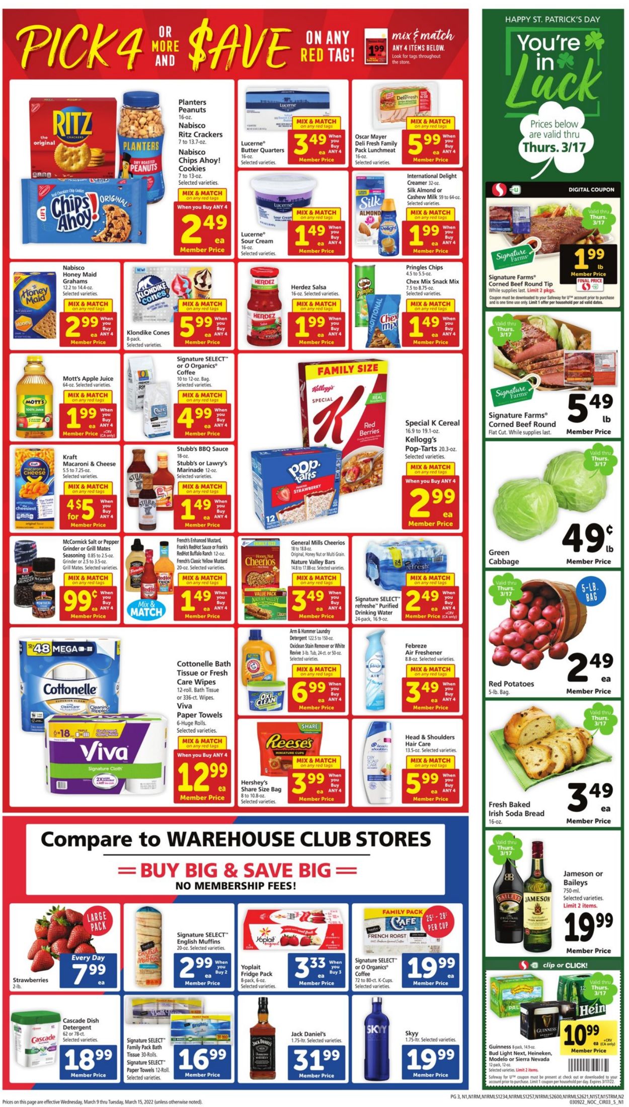 Catalogue Safeway from 03/09/2022
