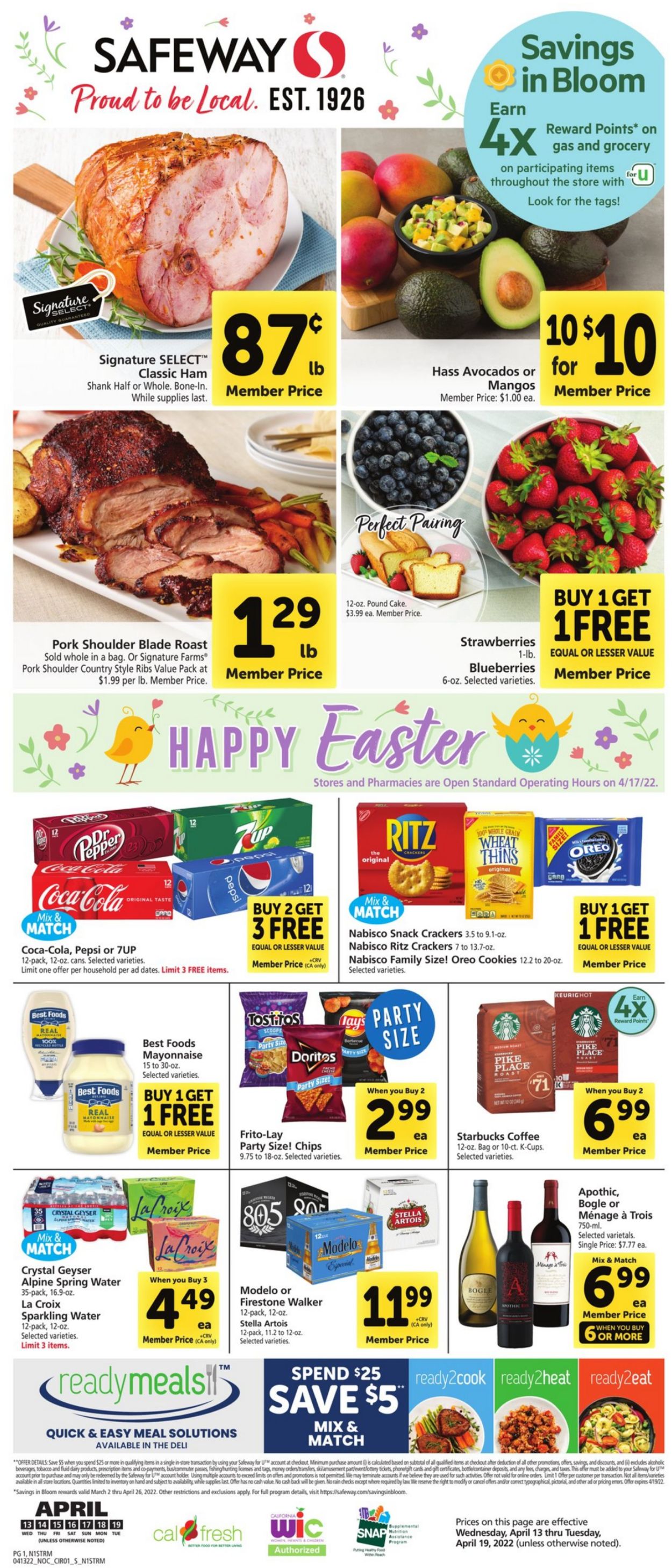 Safeway EASTER 2022 Current weekly ad 04/13 04/19/2022