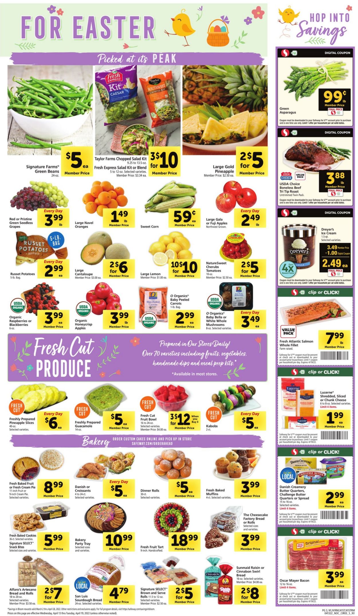 Catalogue Safeway EASTER 2022 from 04/13/2022