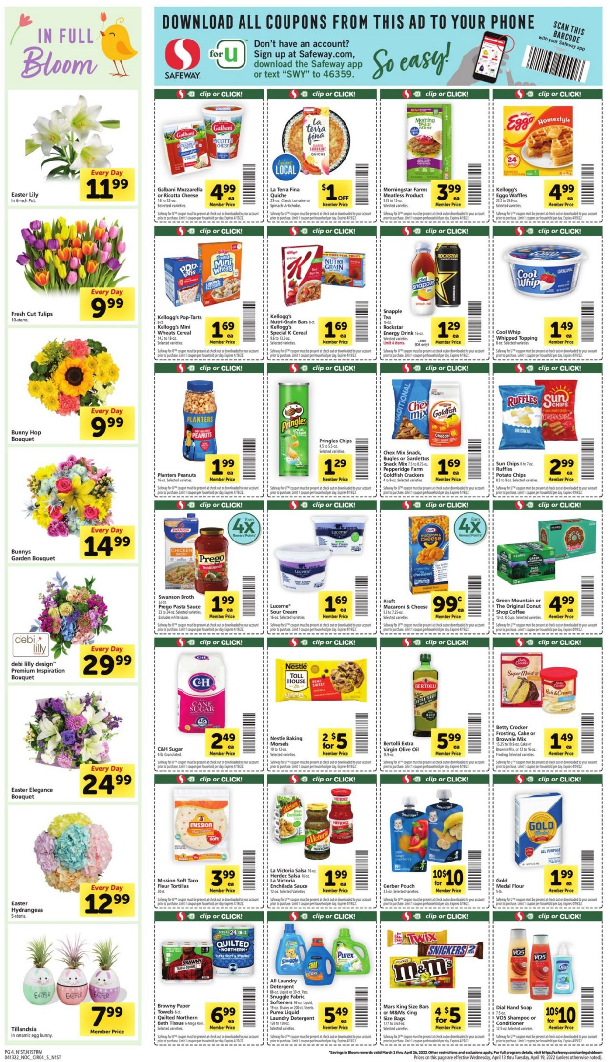 Catalogue Safeway EASTER 2022 from 04/13/2022